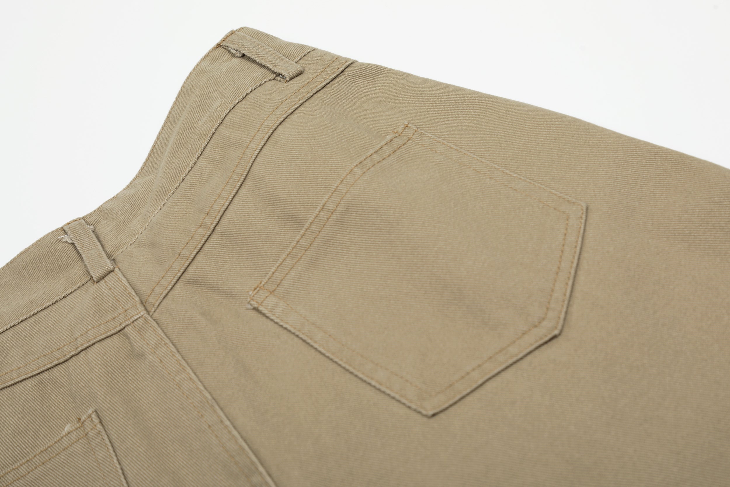 Plaid Tie-Belt Arc Wide-Leg Pants | 100% Cotton Streetwear