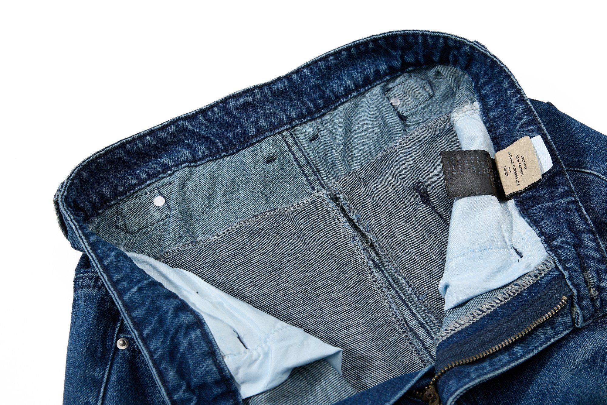 Omirad Distressed Wide-Leg Jeans | Oversized Ripped Denim