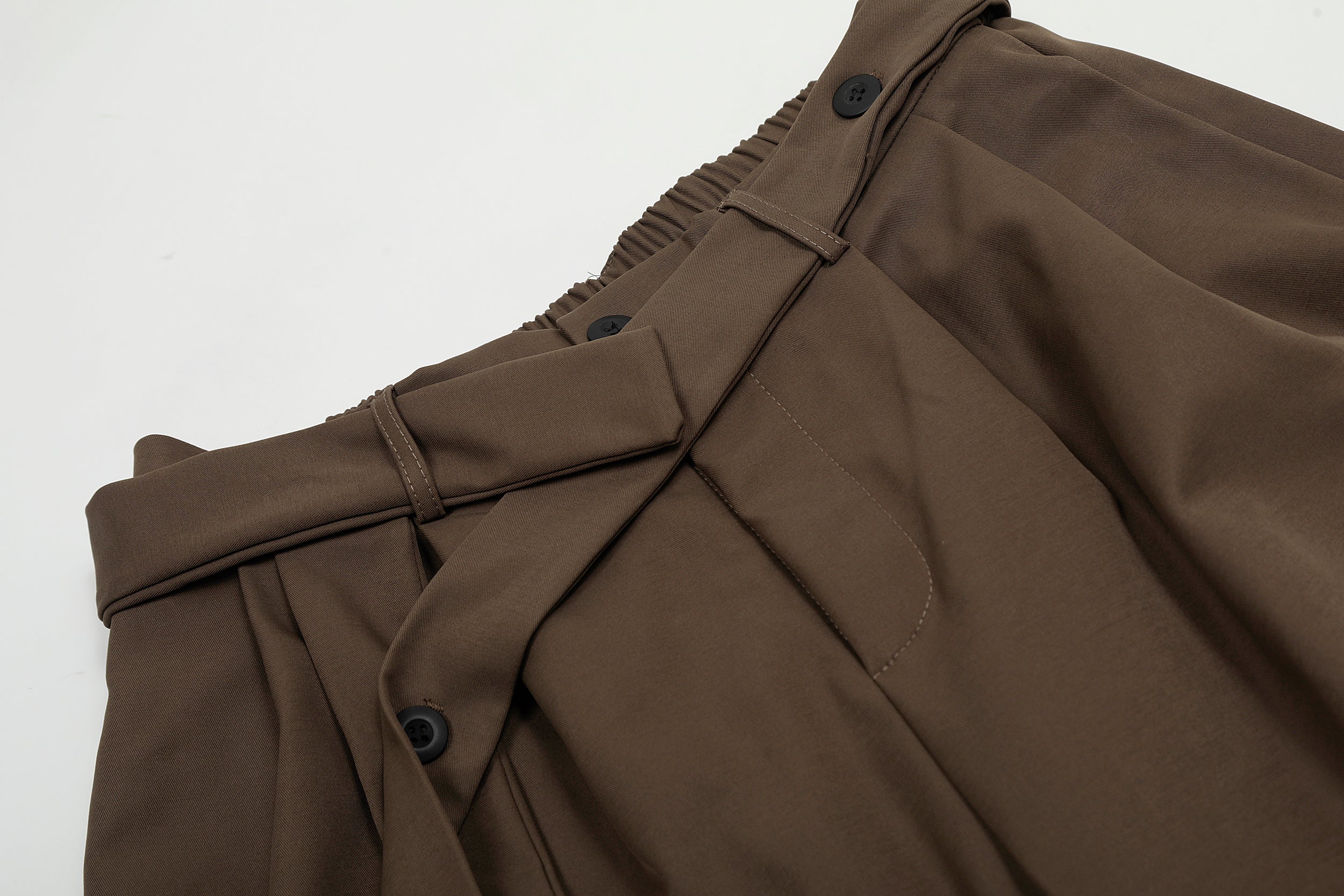 Omirad Asymmetric Wrap-Belt Wide-Leg Pants | SEAKOFF