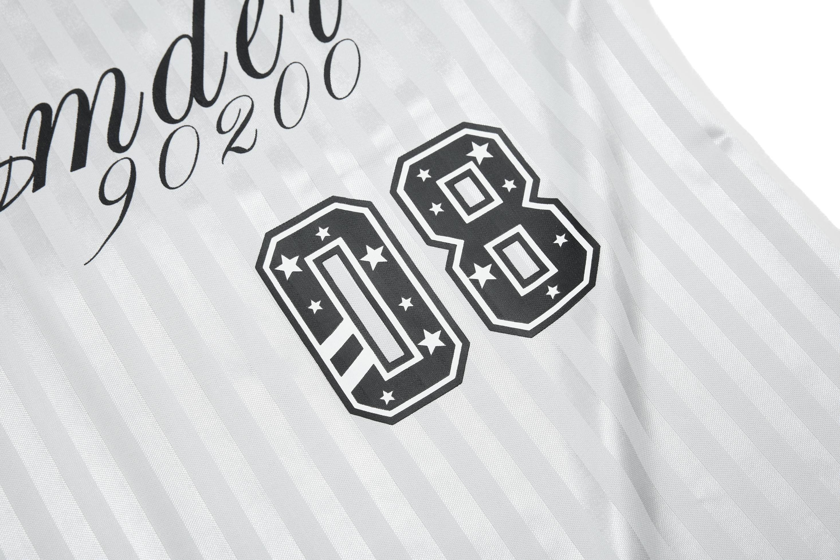 Omirad Script Stripe Football Jersey | Retro Streetwear