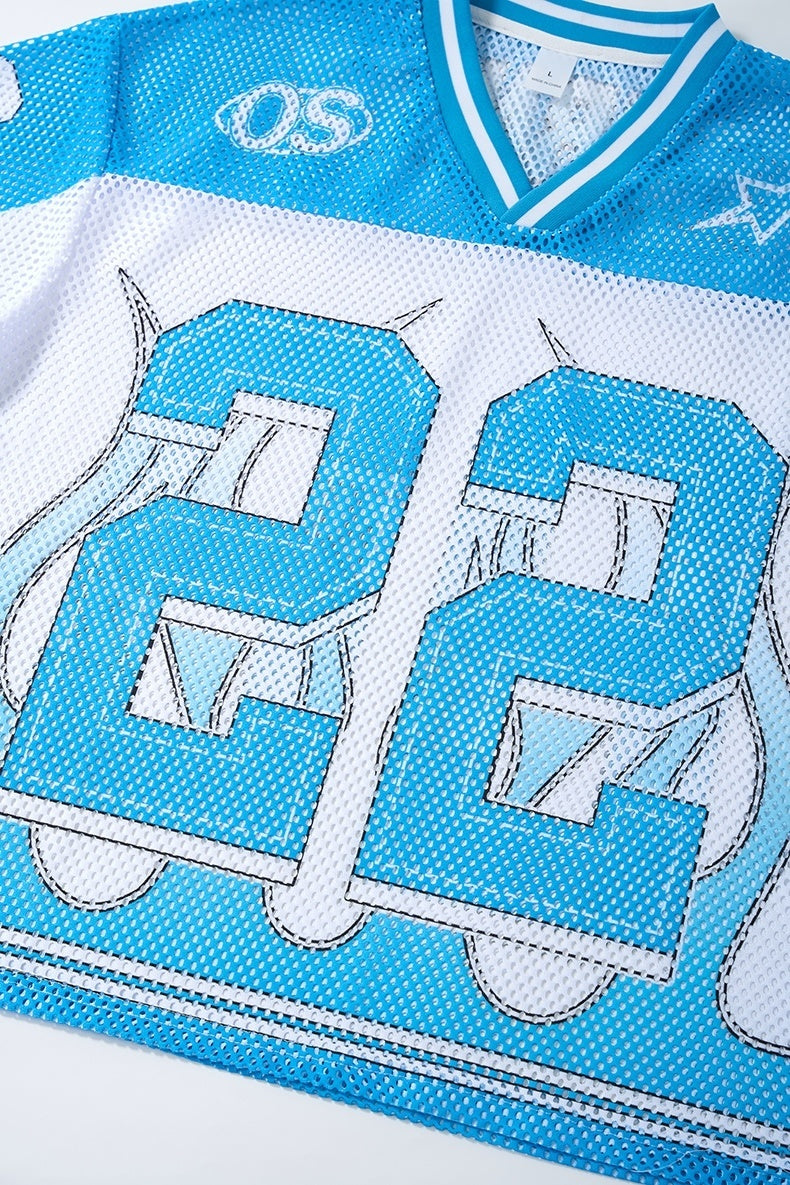 Omirad Eternity 22 Flame Mesh Jersey T-Shirt | Streetwear