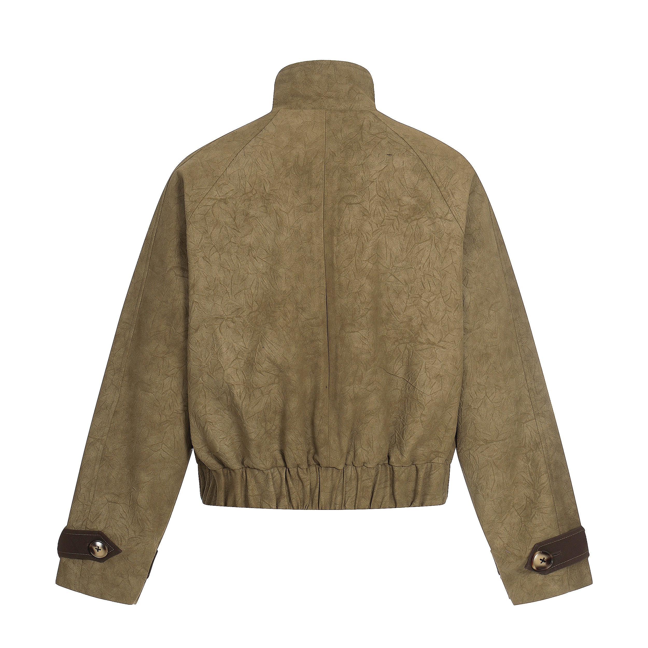 Omirad Textured Utility Jacket | Metal Clasp Streetwear