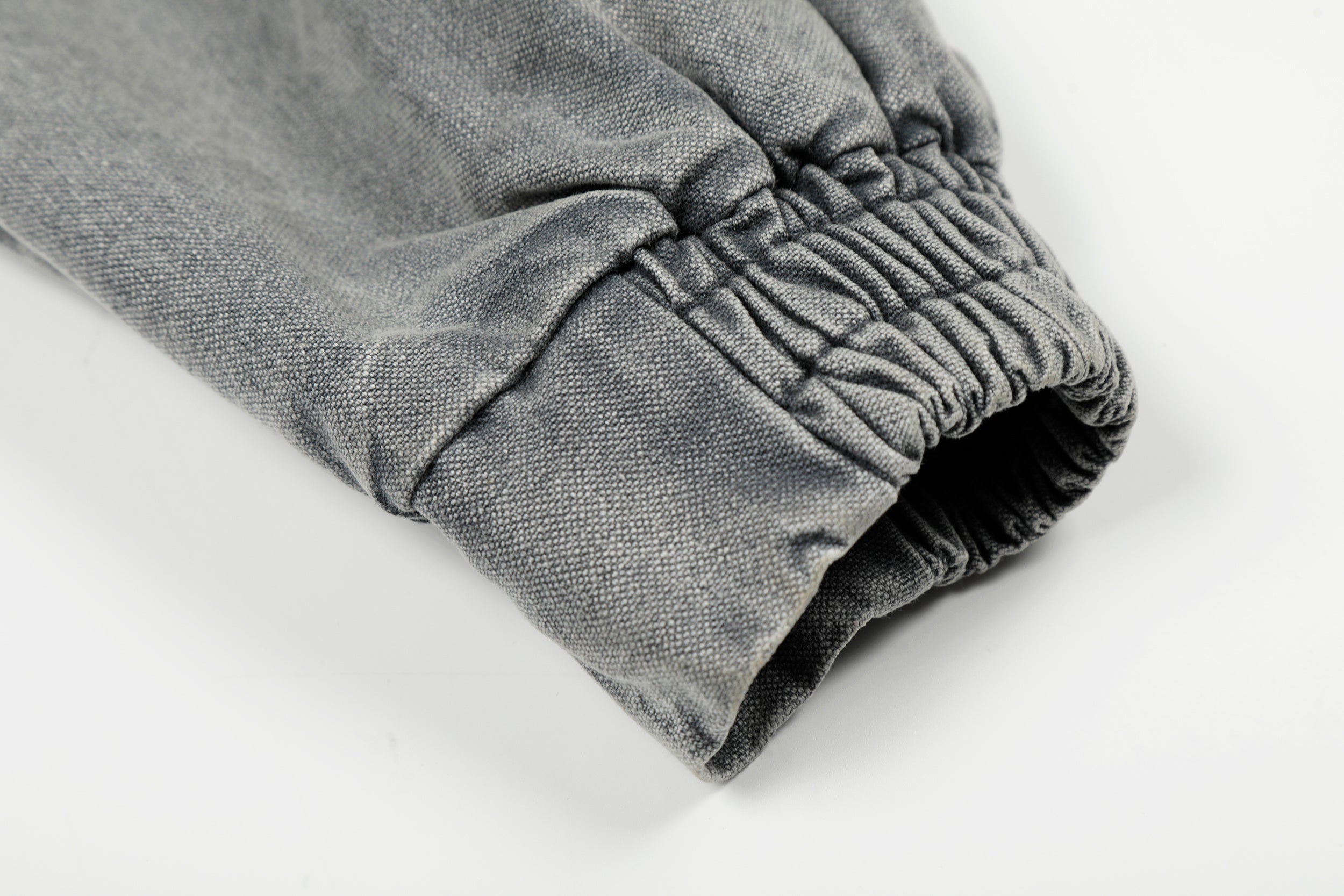 Omirad Washed Utility Bomber Jacket | Grey Denim Streetwear