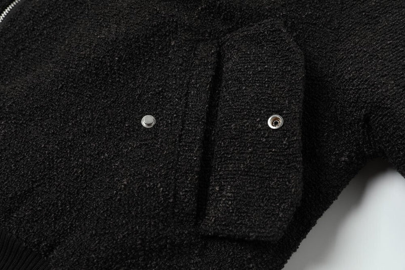 Omirad Textured Star Bomber Jacket | Streetwear Bomber