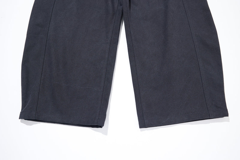 3D Curved Panel Wide-Leg Pants | Sculptural Streetwear