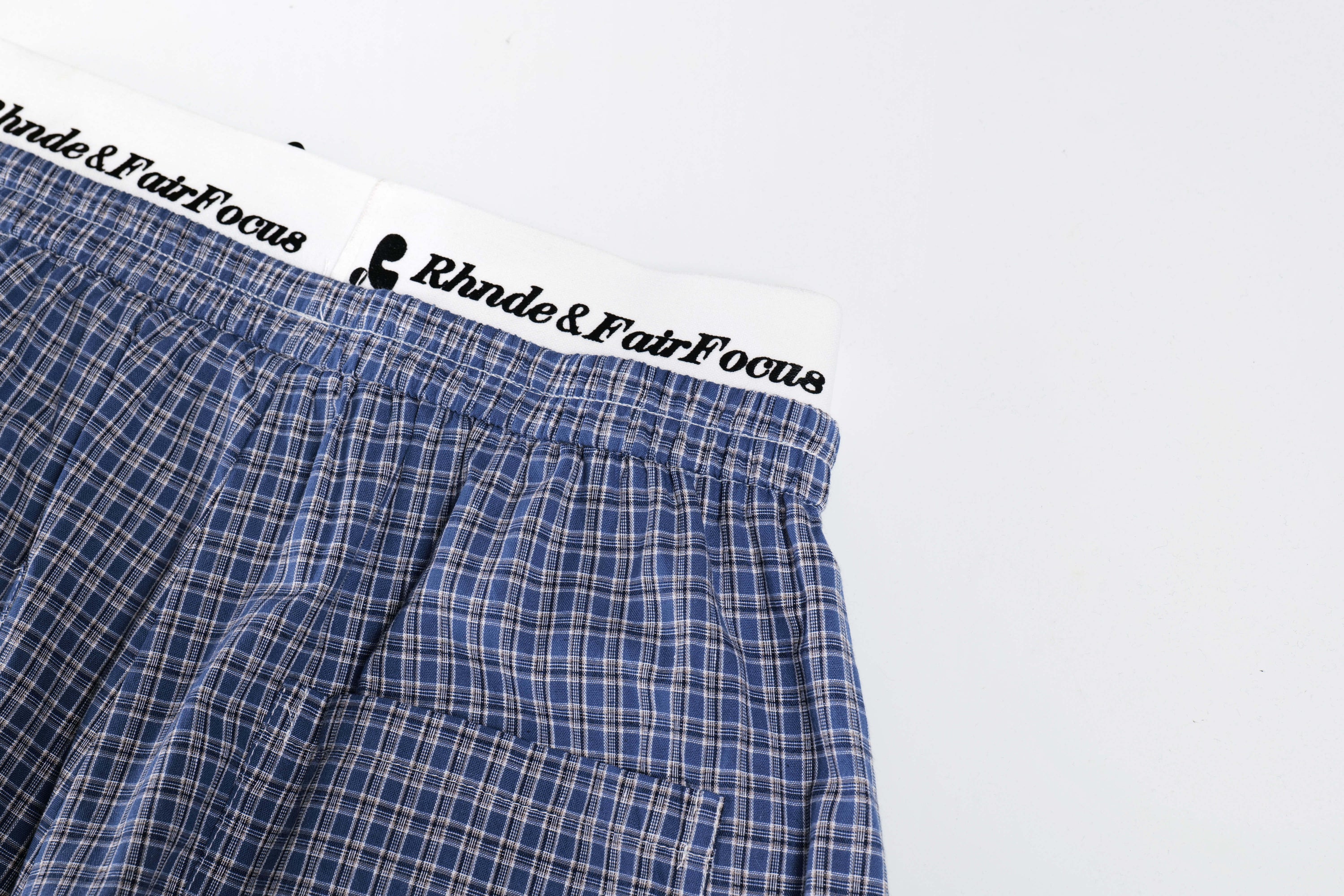Check Pattern Relaxed Wide-Leg Cotton Pants | SEAKOFF