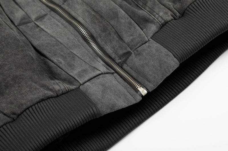 Omirad Washed Cotton Bomber Jacket | Vintage Streetwear