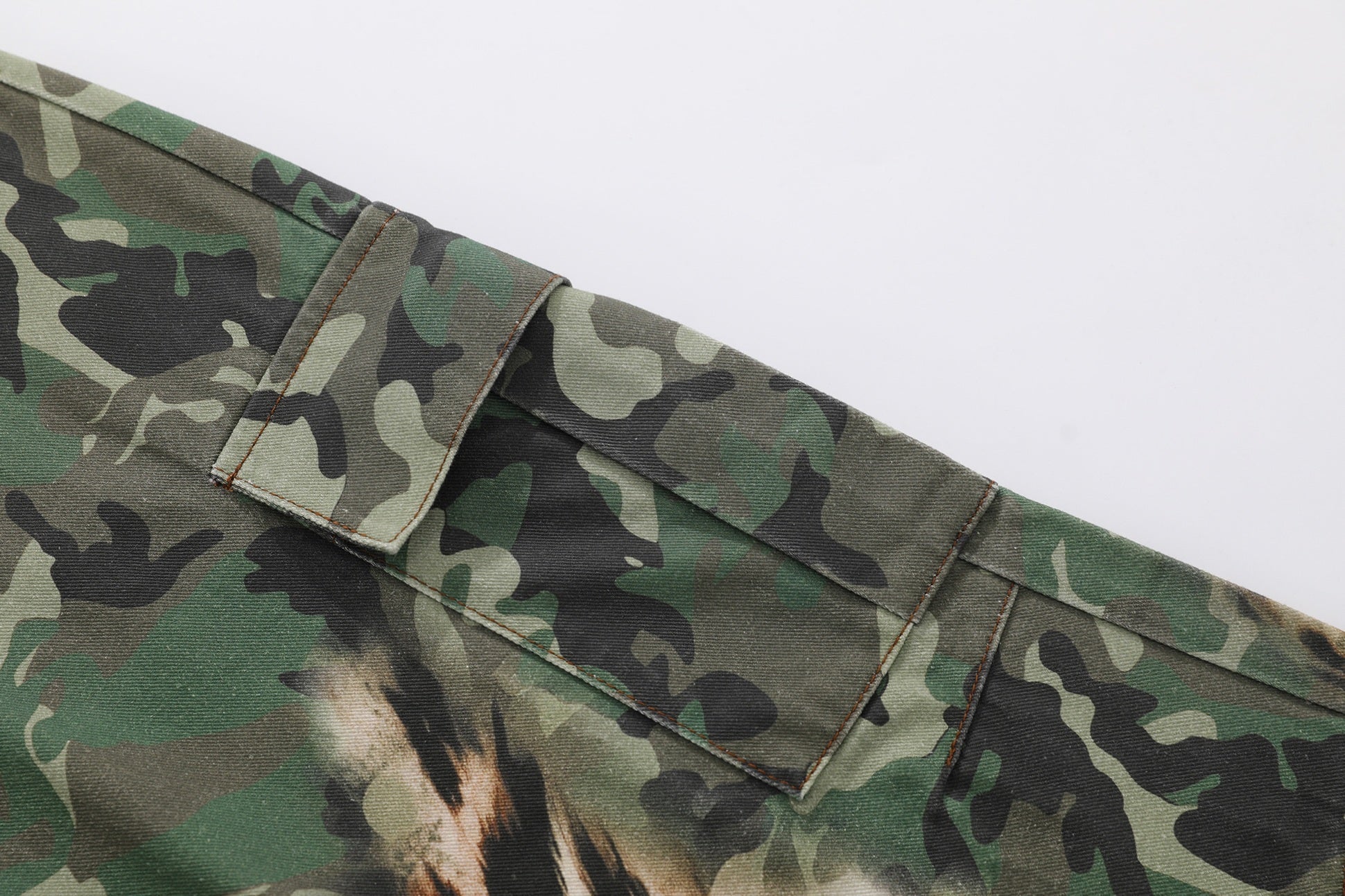 Leopard Camo Wide-Leg Cargo Pants | Y2K Streetwear