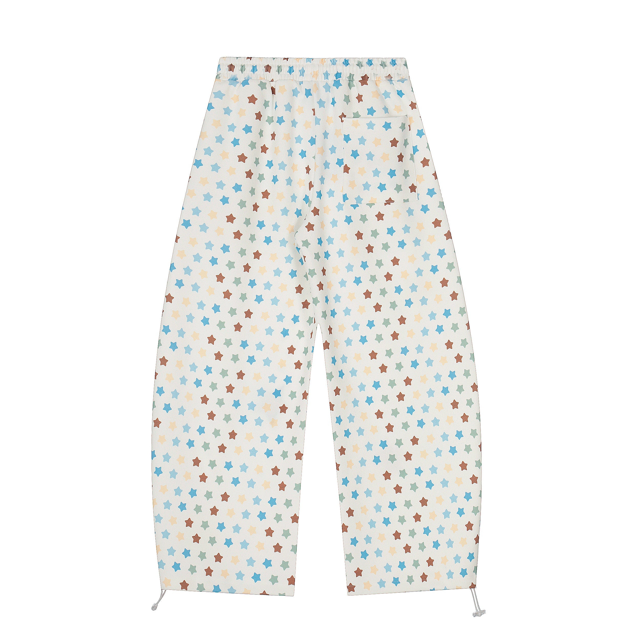 Omirad Multi-Star Wide-Leg Pants | Colorful Star Print Streetwear