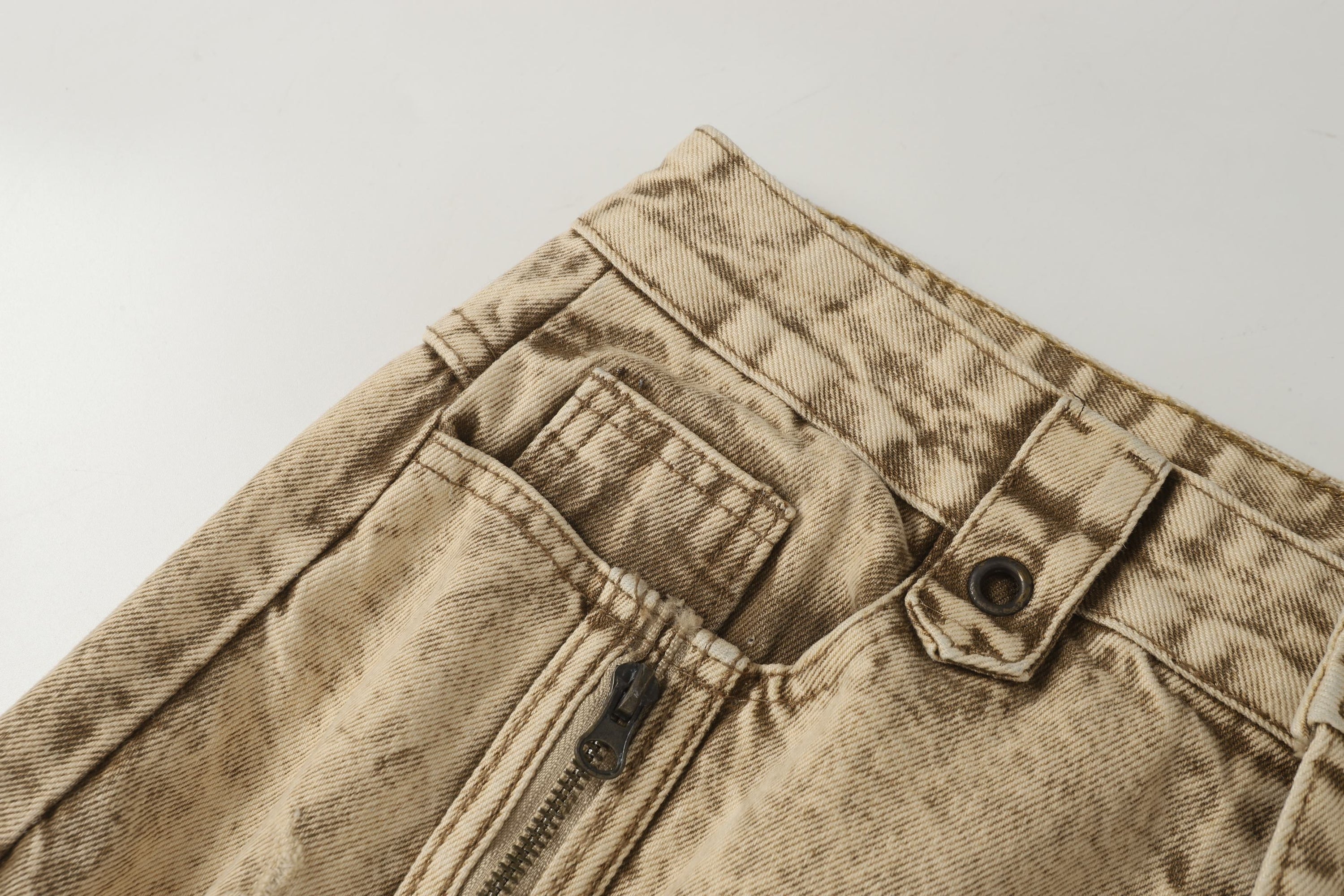 Omirad Vintage Distressed Panel Jeans | Wide Leg Streetwear