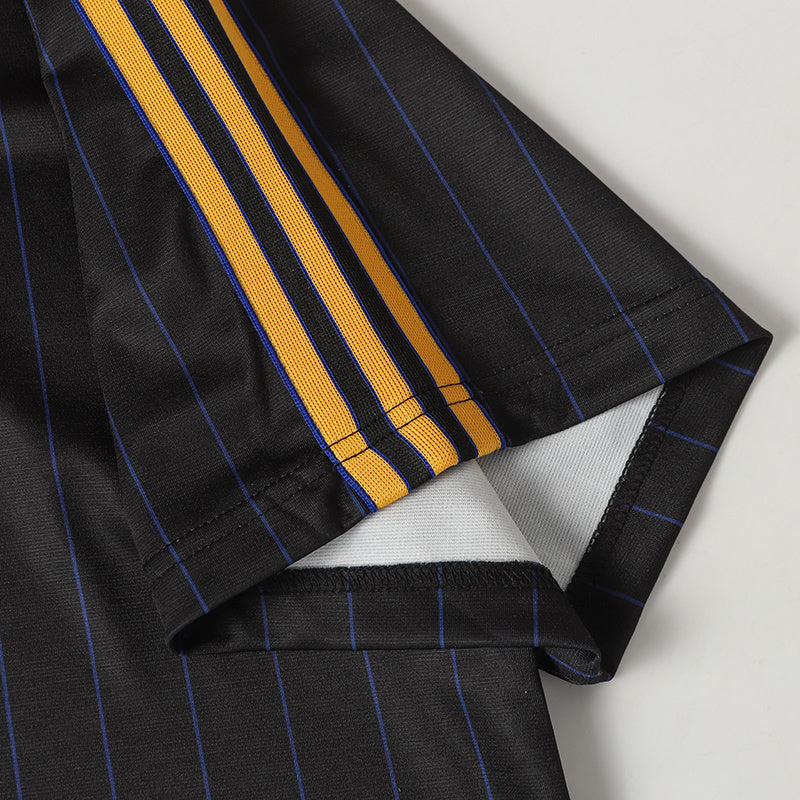 Vintage Pinstripe Football Jersey | Number 8 Street Style