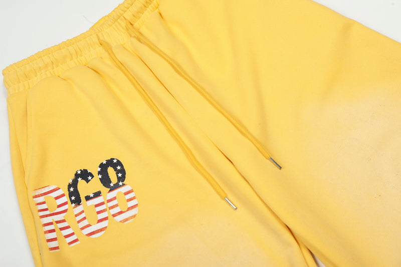 Omirad Gradient Logo Wide-Leg Sweatpants | Streetwear