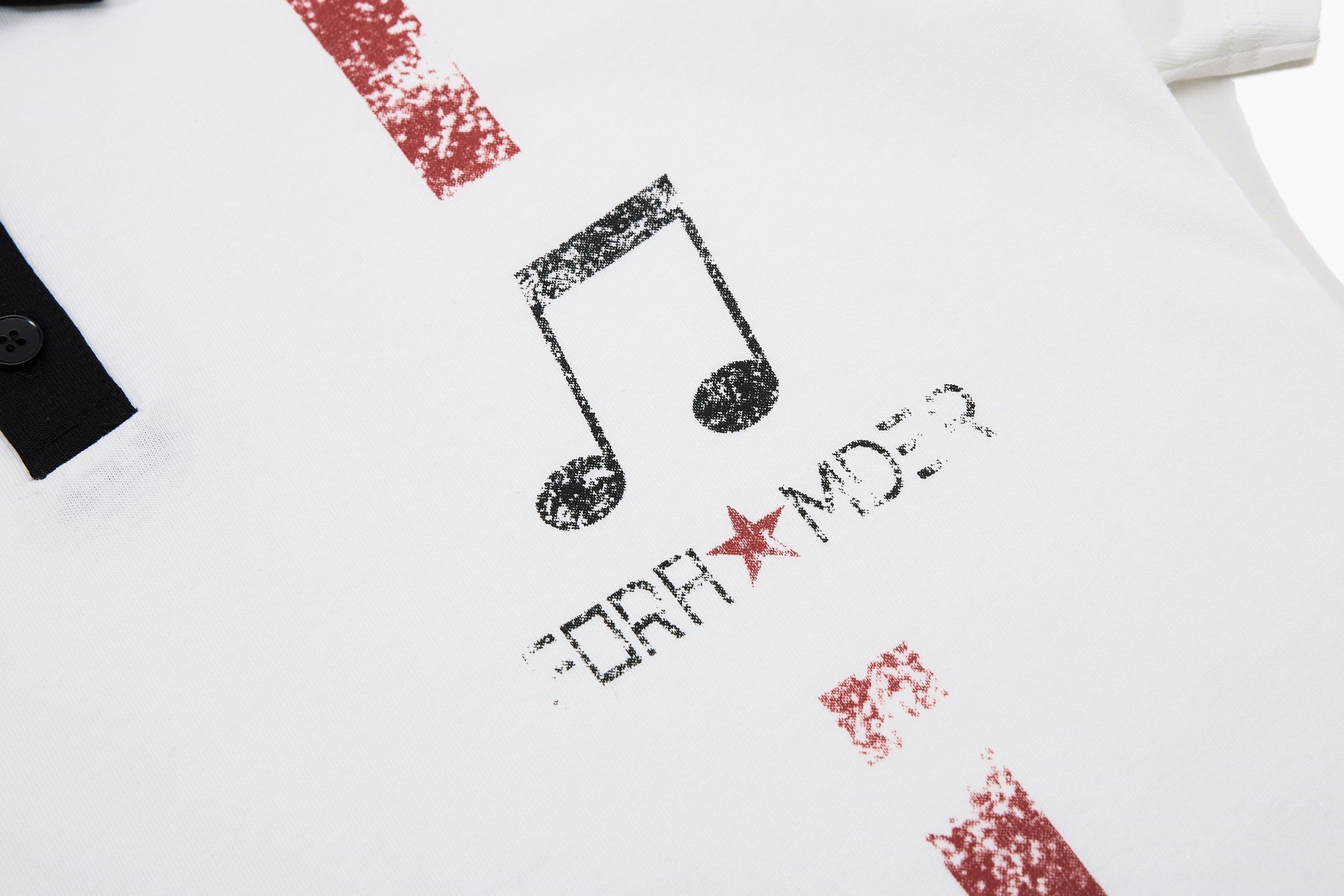 Men's Music Graphic Polo Shirt | Vintage Streetwear Style