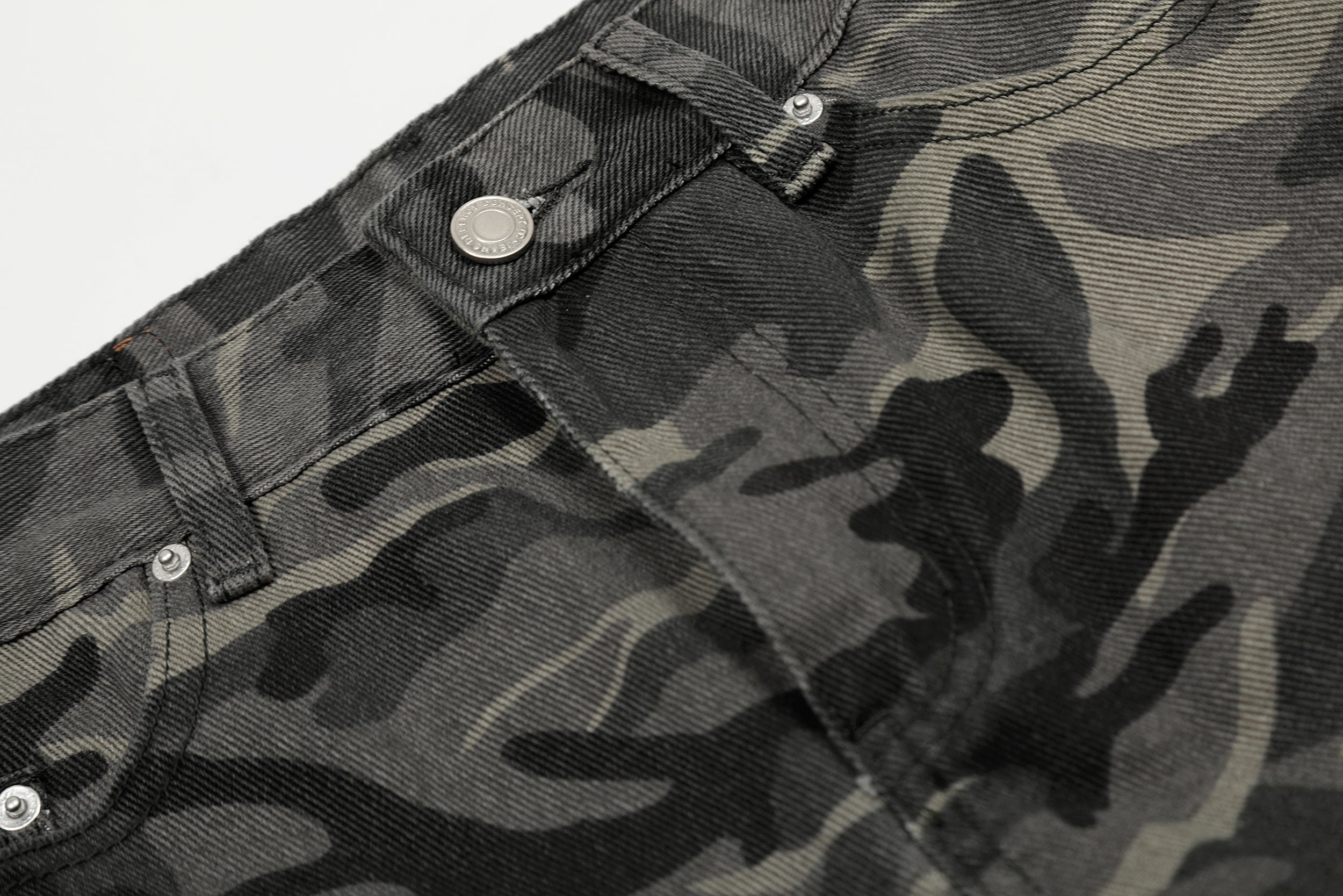 Omirad Shadow Camo Cargo Pants | Wide-Leg Streetwear
