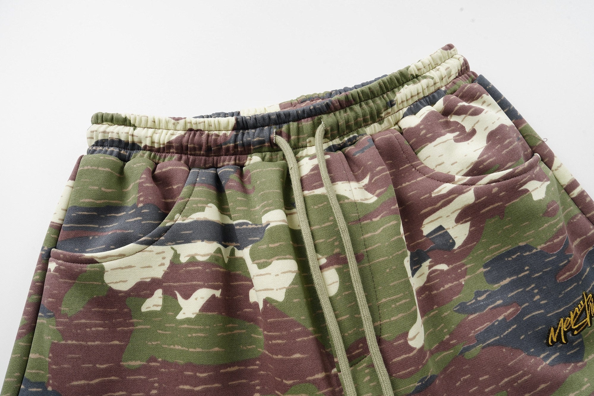 Vintage Camo Wide-Leg Lounge Pants | Oversized Streetwear