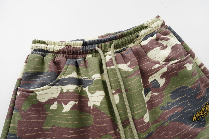 Vintage Camo Wide-Leg Lounge Pants | Oversized Streetwear