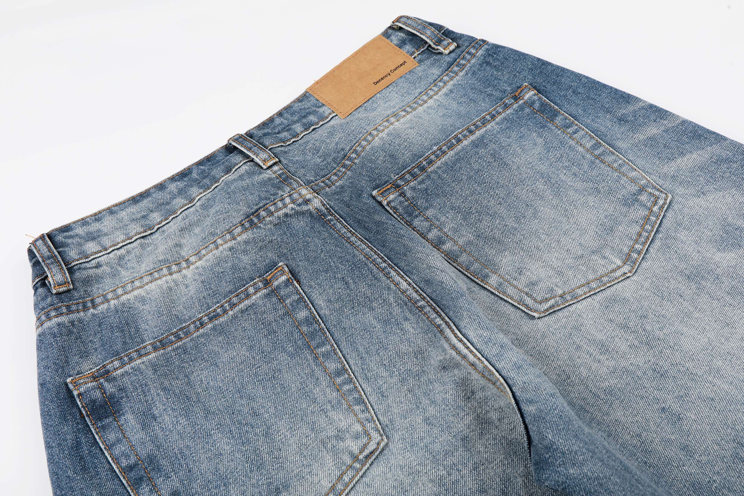 Omirad Vintage Fade Baggy Jeans | Wide Leg Y2K Denim