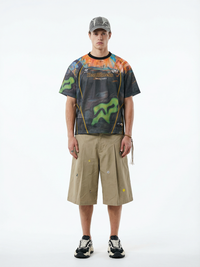Omirad Rapidness Racing Mesh Jersey | Streetwear Sport Tee