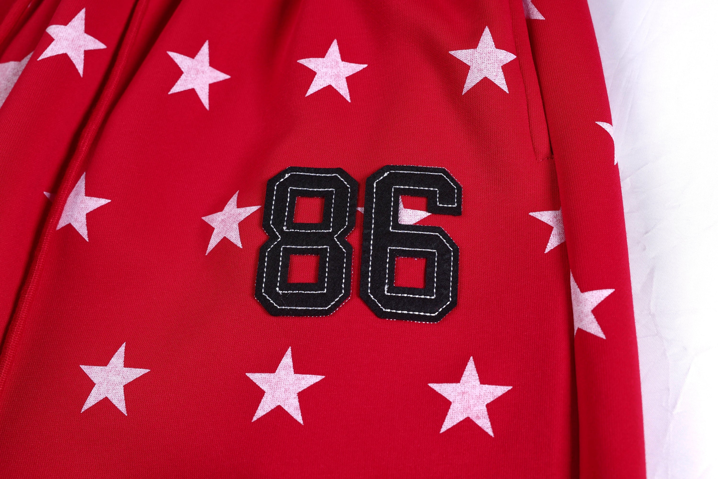 Starfield Wide-Leg Sweatpants | All-Over Star Print Streetwear