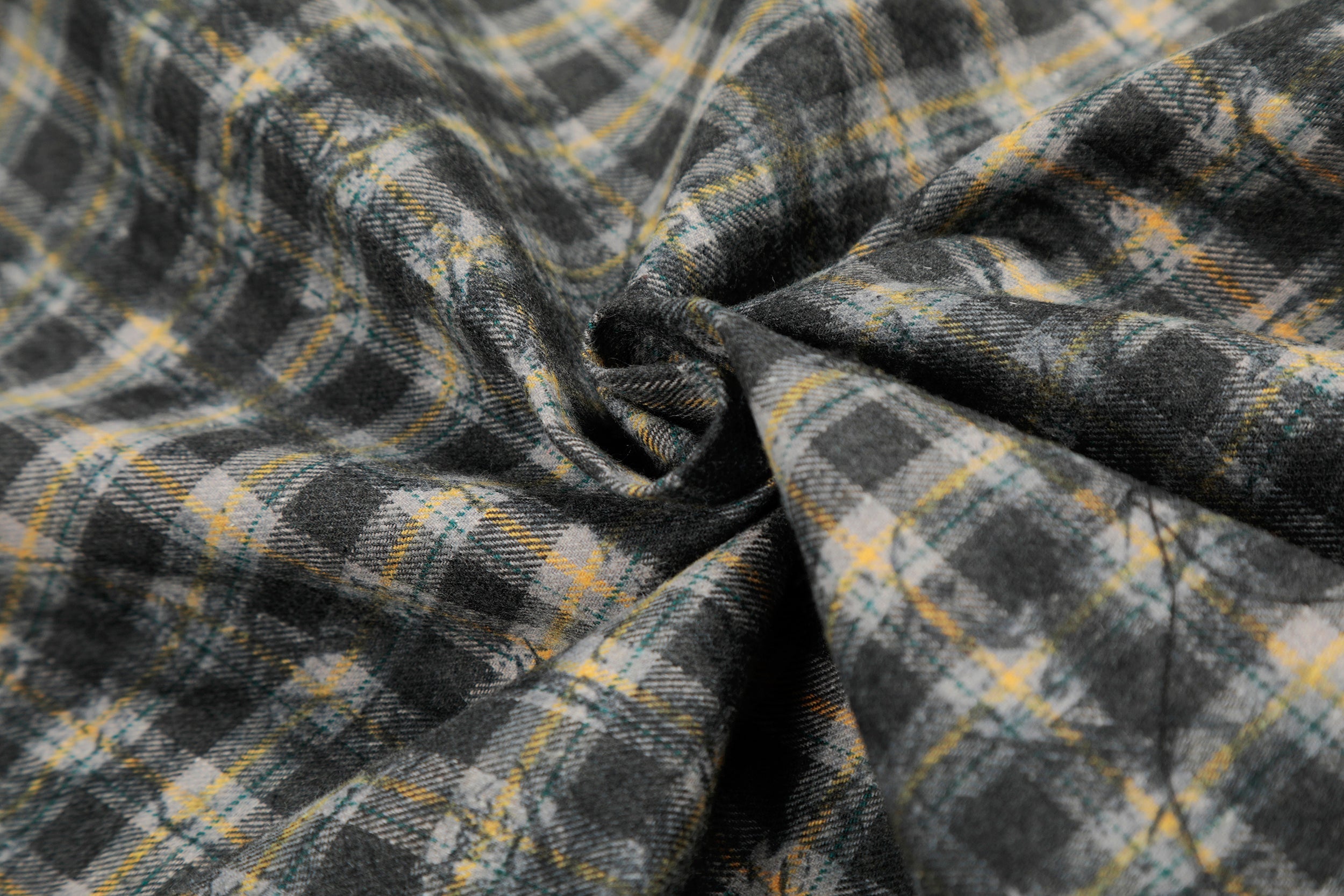 Omirad Vintage Washed Plaid Button-Up Jacket | Cropped Boxy Fit