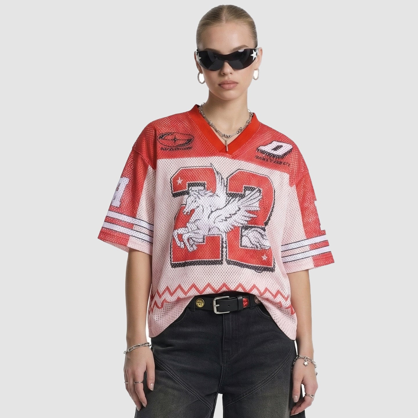 Omirad Noble Sun 22 Mesh Jersey T-Shirt | Streetwear