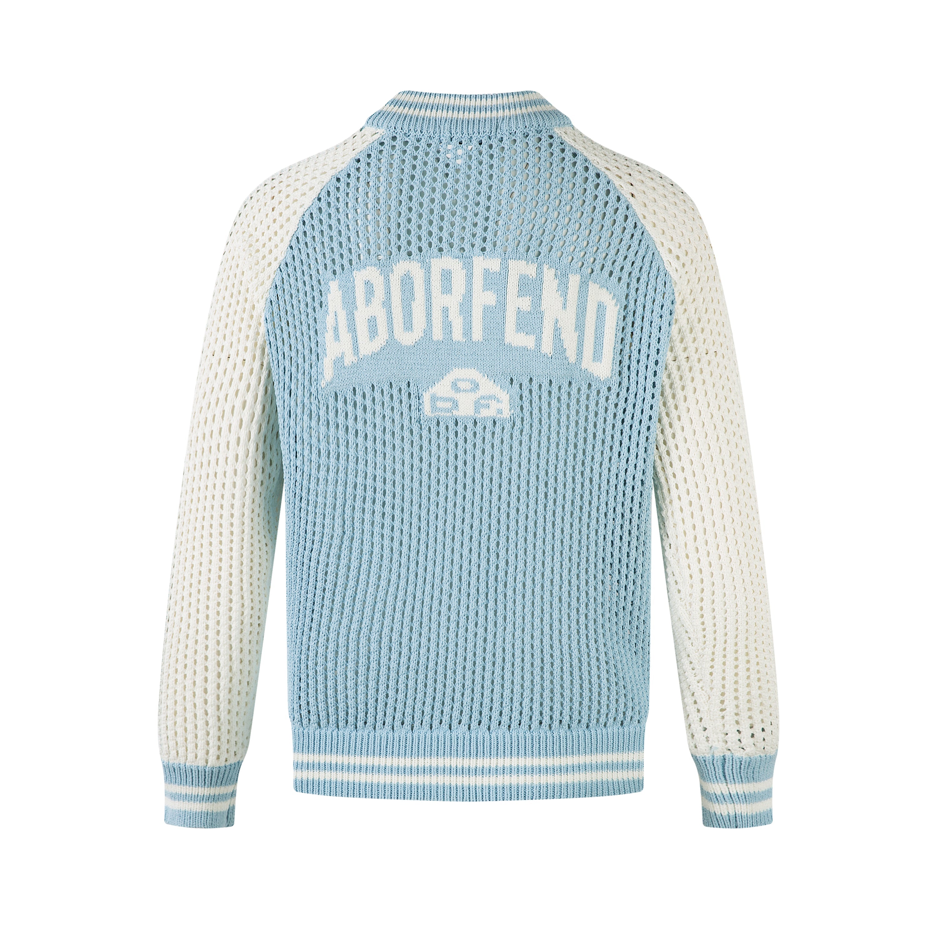 Omirad Mesh Varsity Knit Jacket | Streetwear Bomber