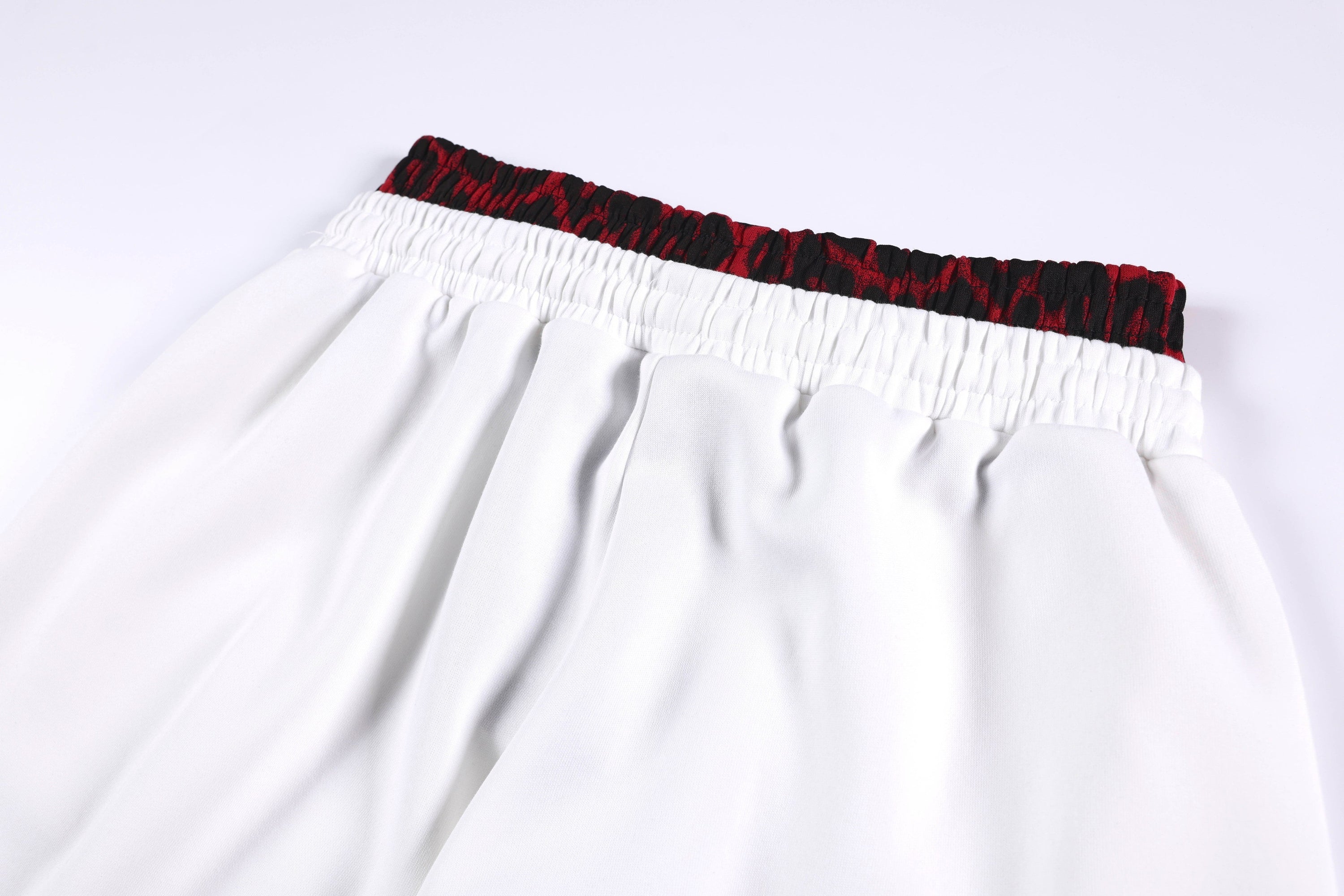 Omirad Leopard Panel Sweatpants | Wide-Leg Streetwear