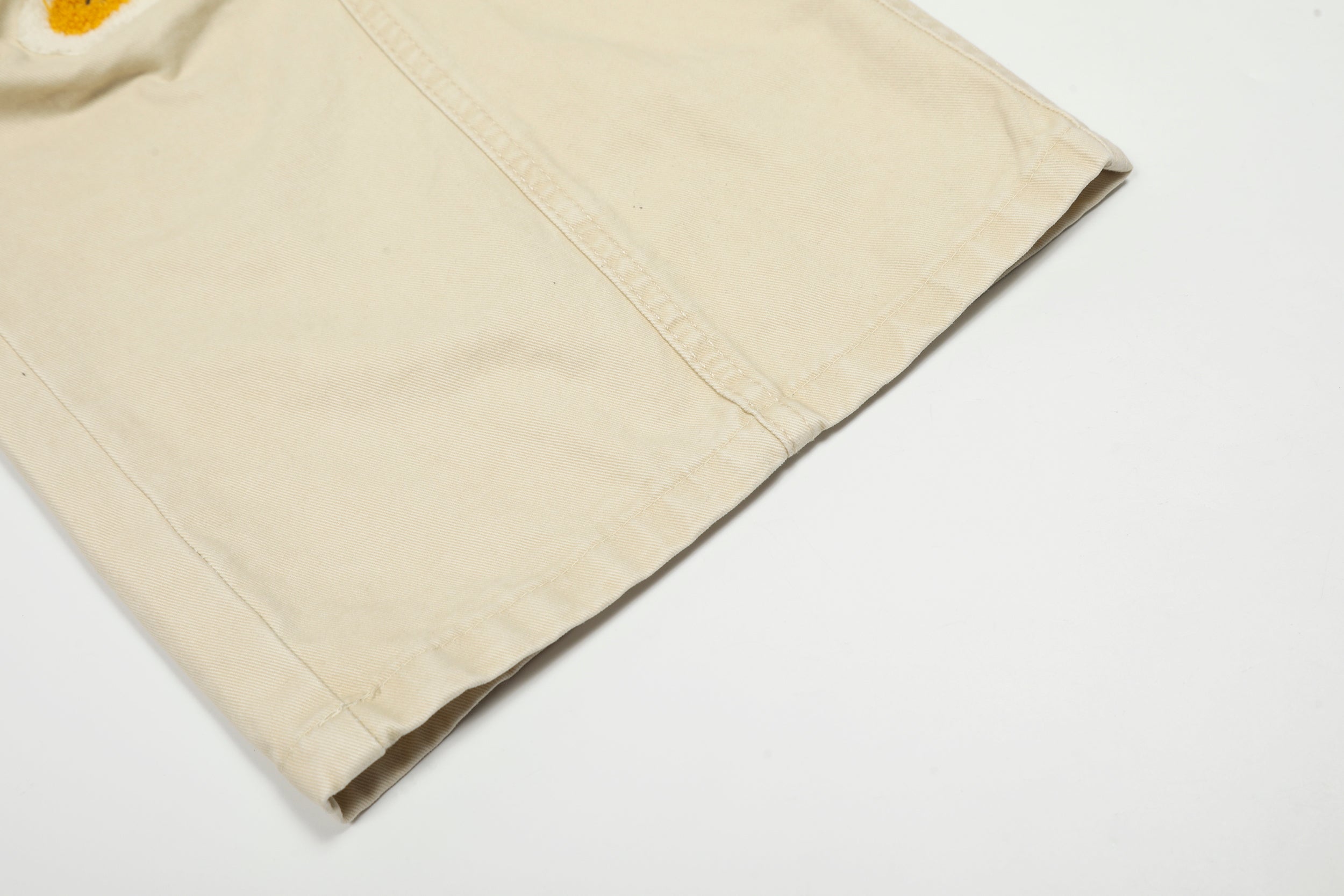 Chenille Cartoon Patch Cargo Pants | Wide-Leg Streetwear