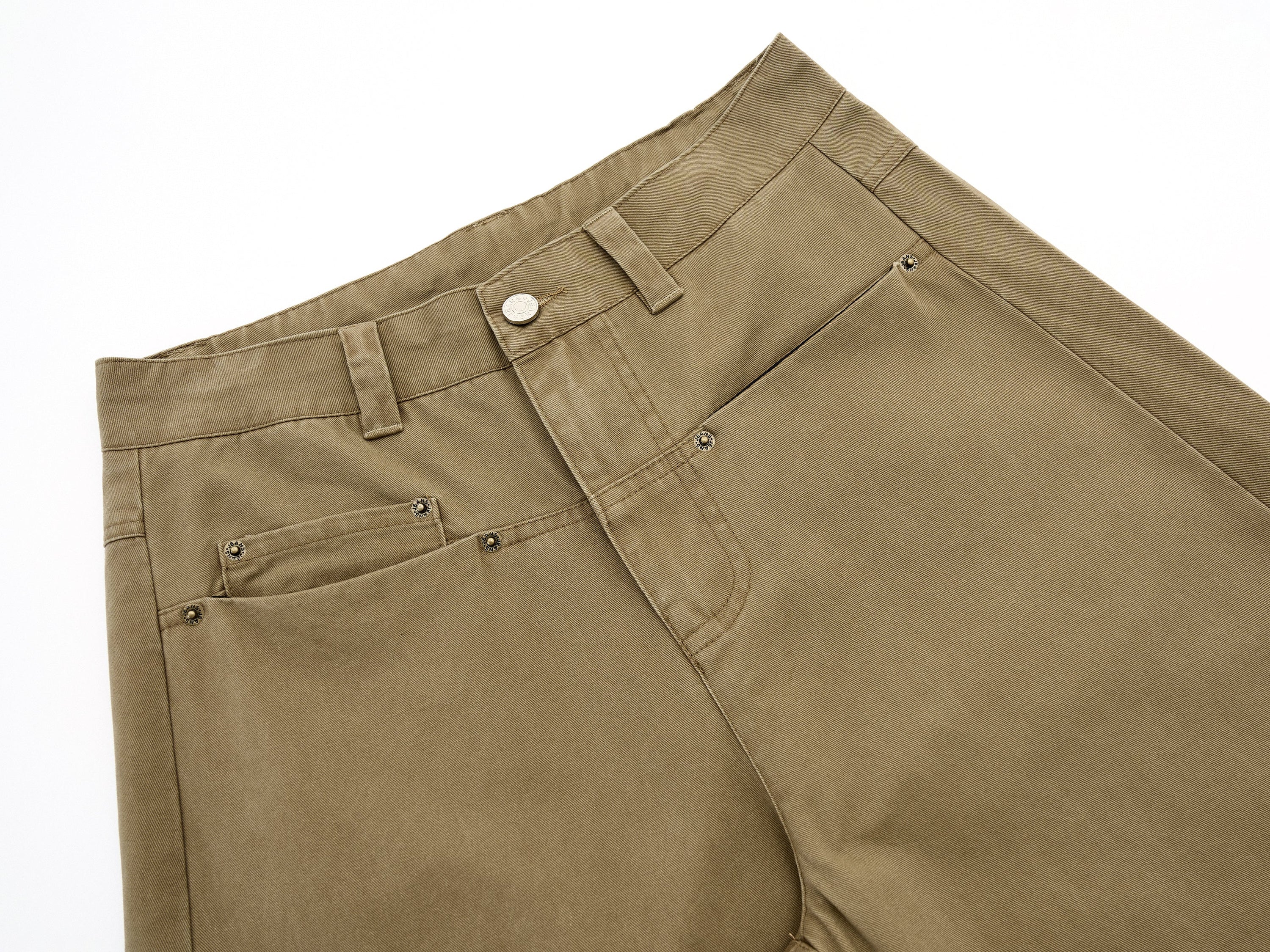 Minimalist Wide-Leg Canvas Trousers | Sculpted Silhouette