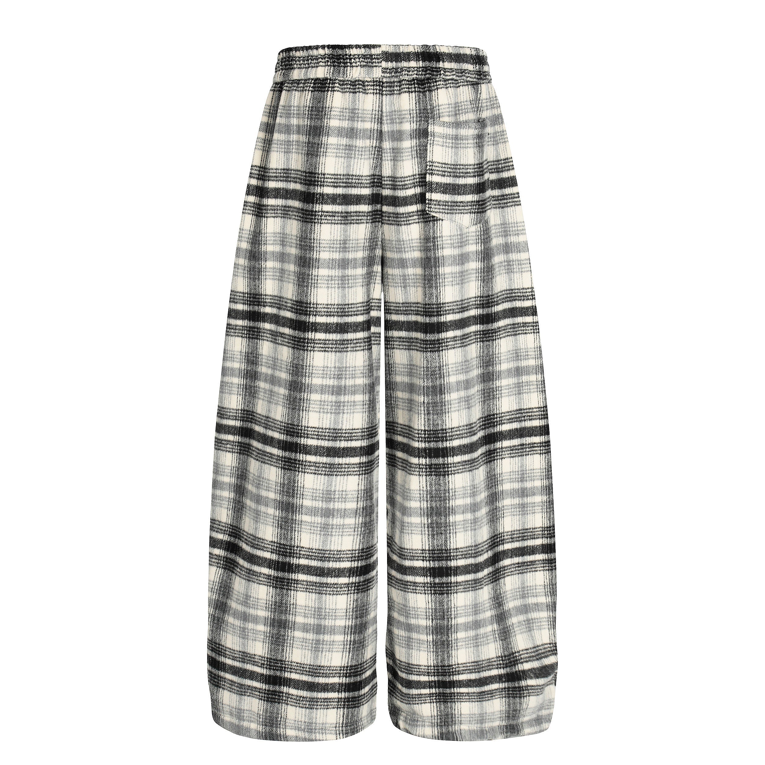 Omirad Plaid Wide-Leg Pants | Oversized Streetwear Fit