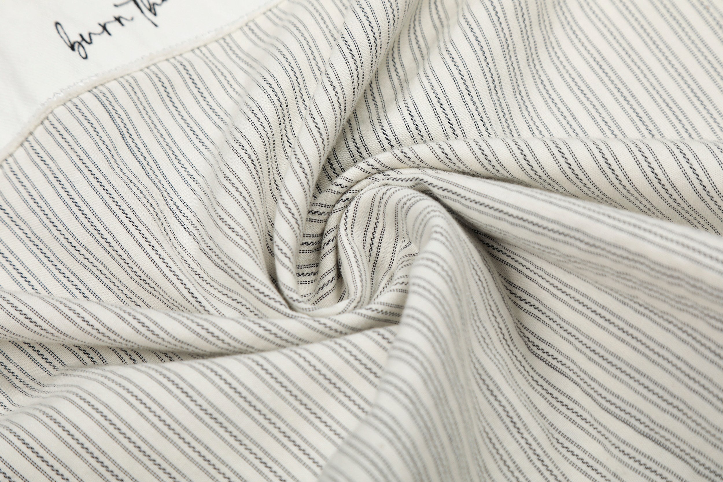 Omirad Pinstripe Patch Graphic Shirt | Streetwear Button-Up