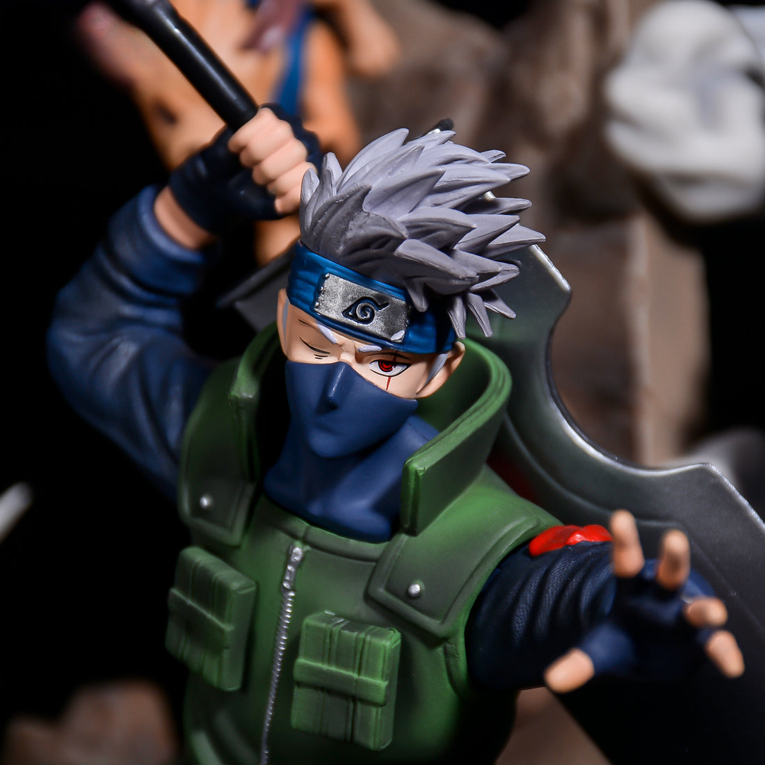 Kakashi Action Figure – 35.5cm | Premium PVC with Ninja Dogs, Naruto Collectible