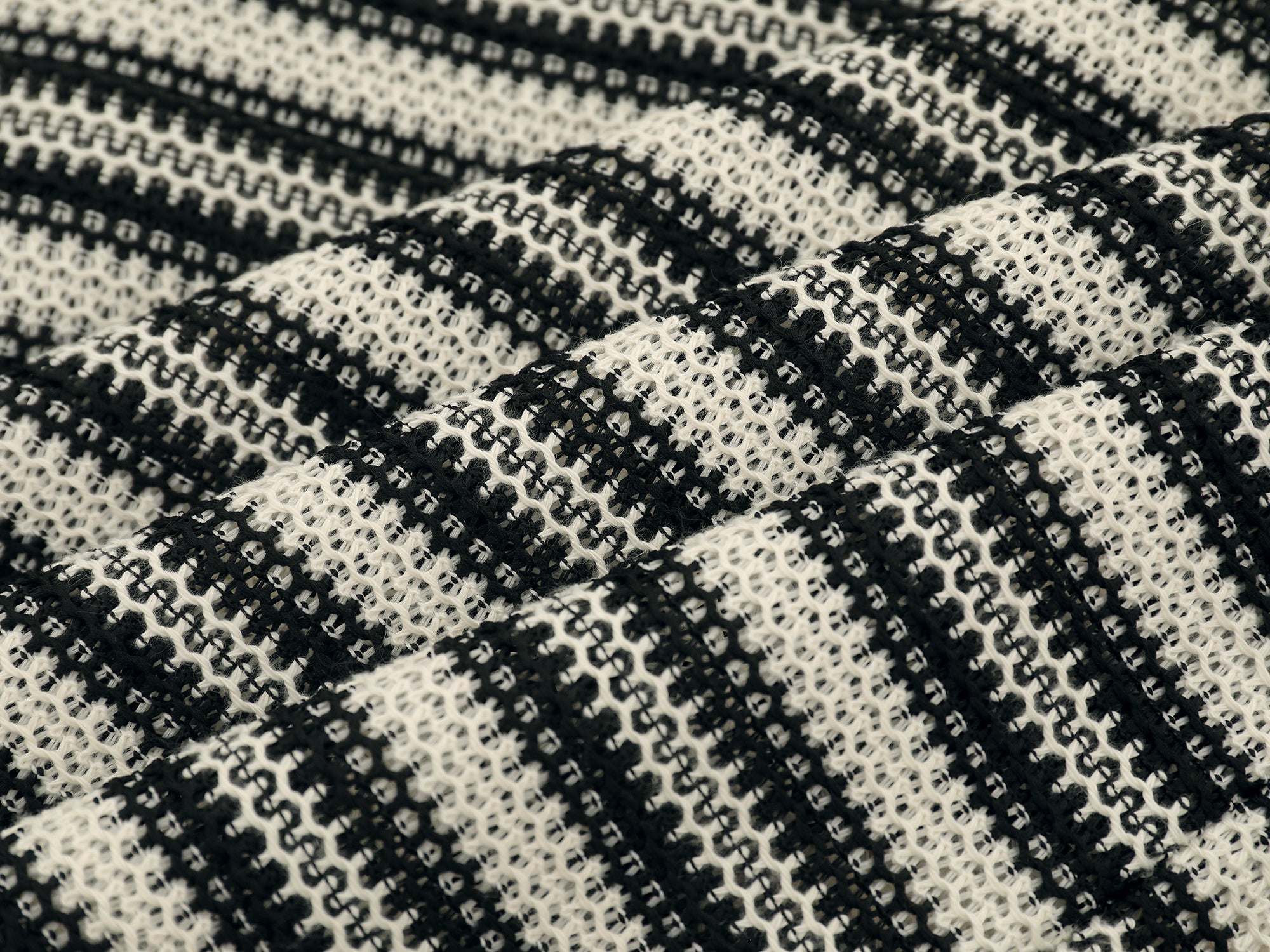 Omirad Striped Knit Long-Sleeve Polo | Retro Streetwear