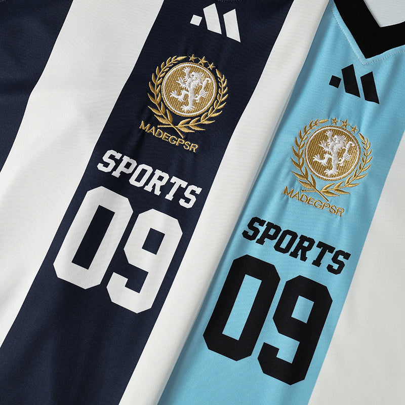Heritage Stripe Football Jersey | Streetwear Athletic Fit