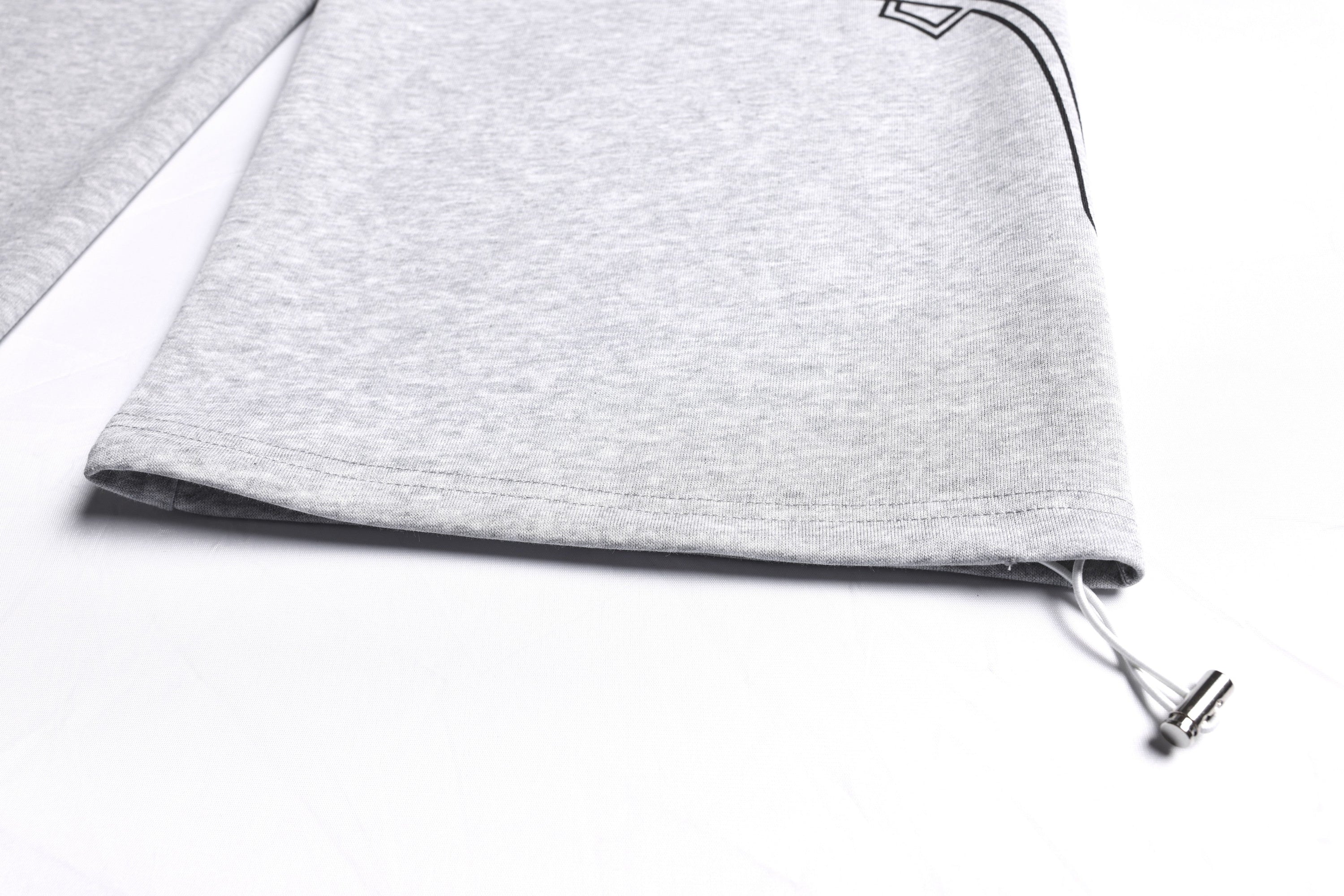 Gothic Outline Wide-Leg Sweatpants | Streetwear Joggers