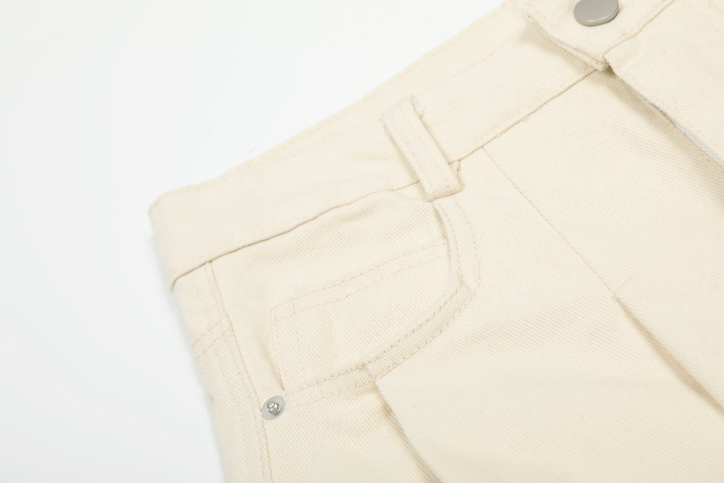 Wide-Leg Pleated Canvas Pants | Oversized Streetwear Trousers