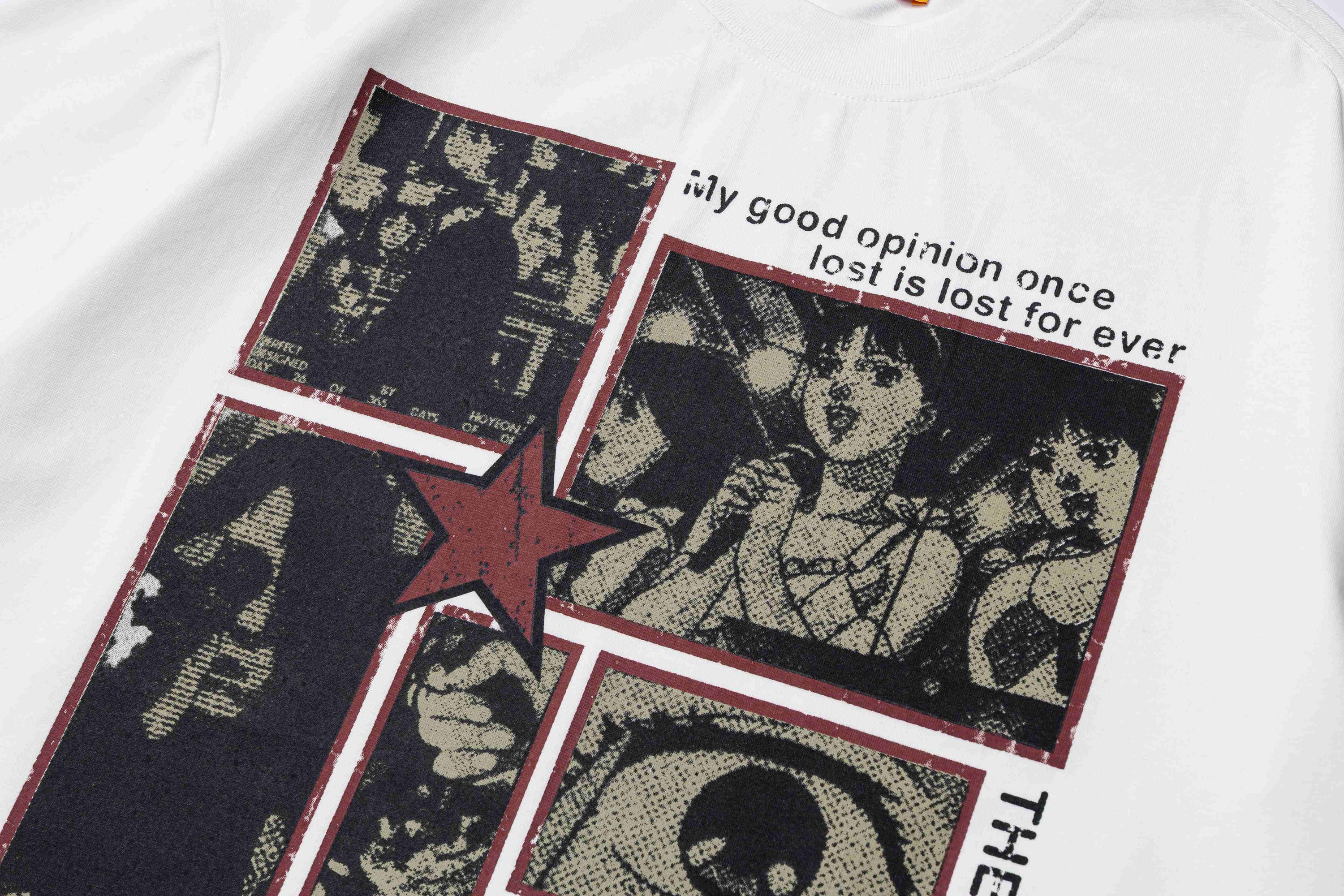 Omirad Vintage Panel Graphic Tee | Dark Streetwear T-Shirt