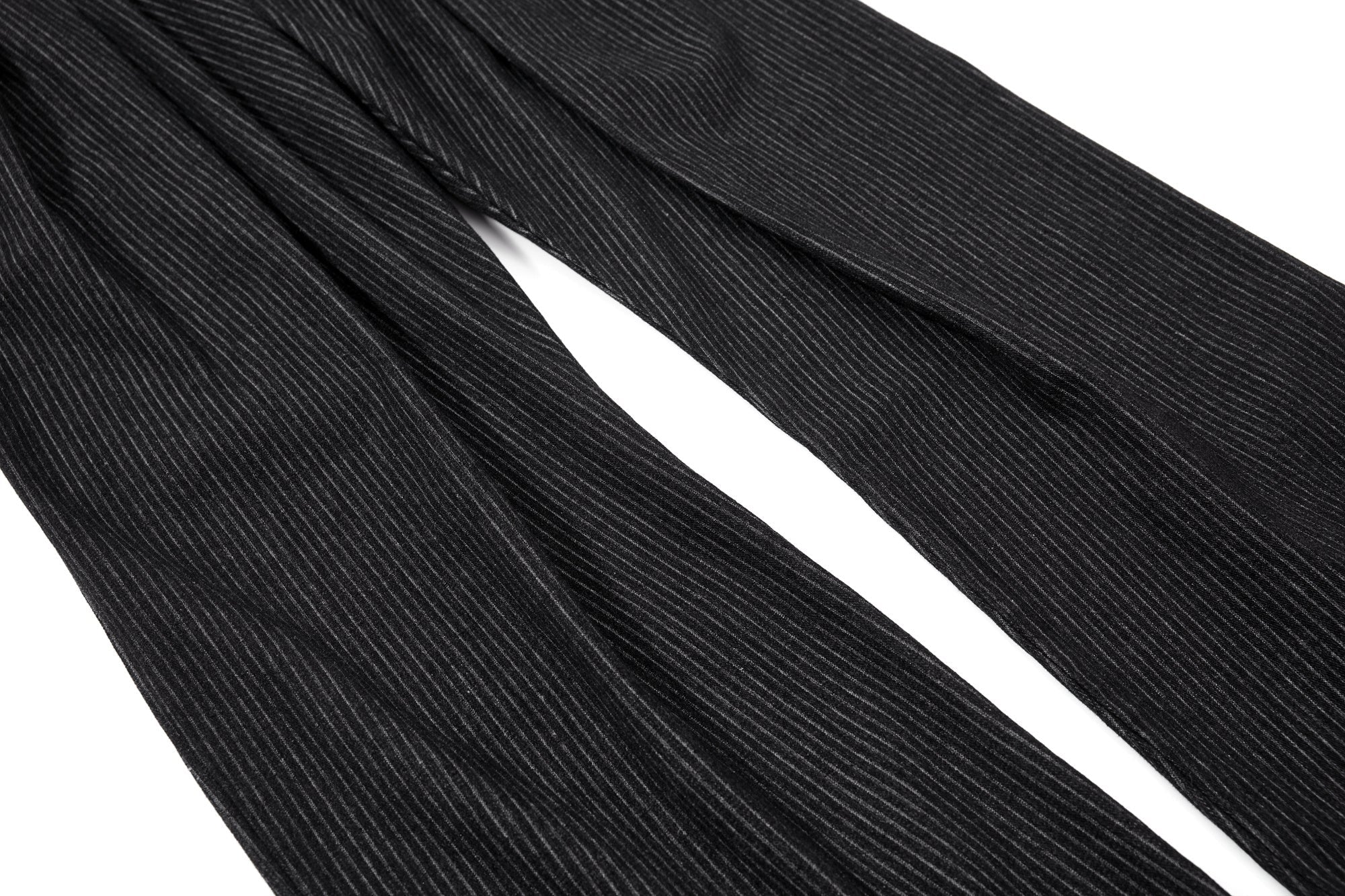 Omirad Pinstripe Barrel Trousers | Wide-Leg Pleated Pants