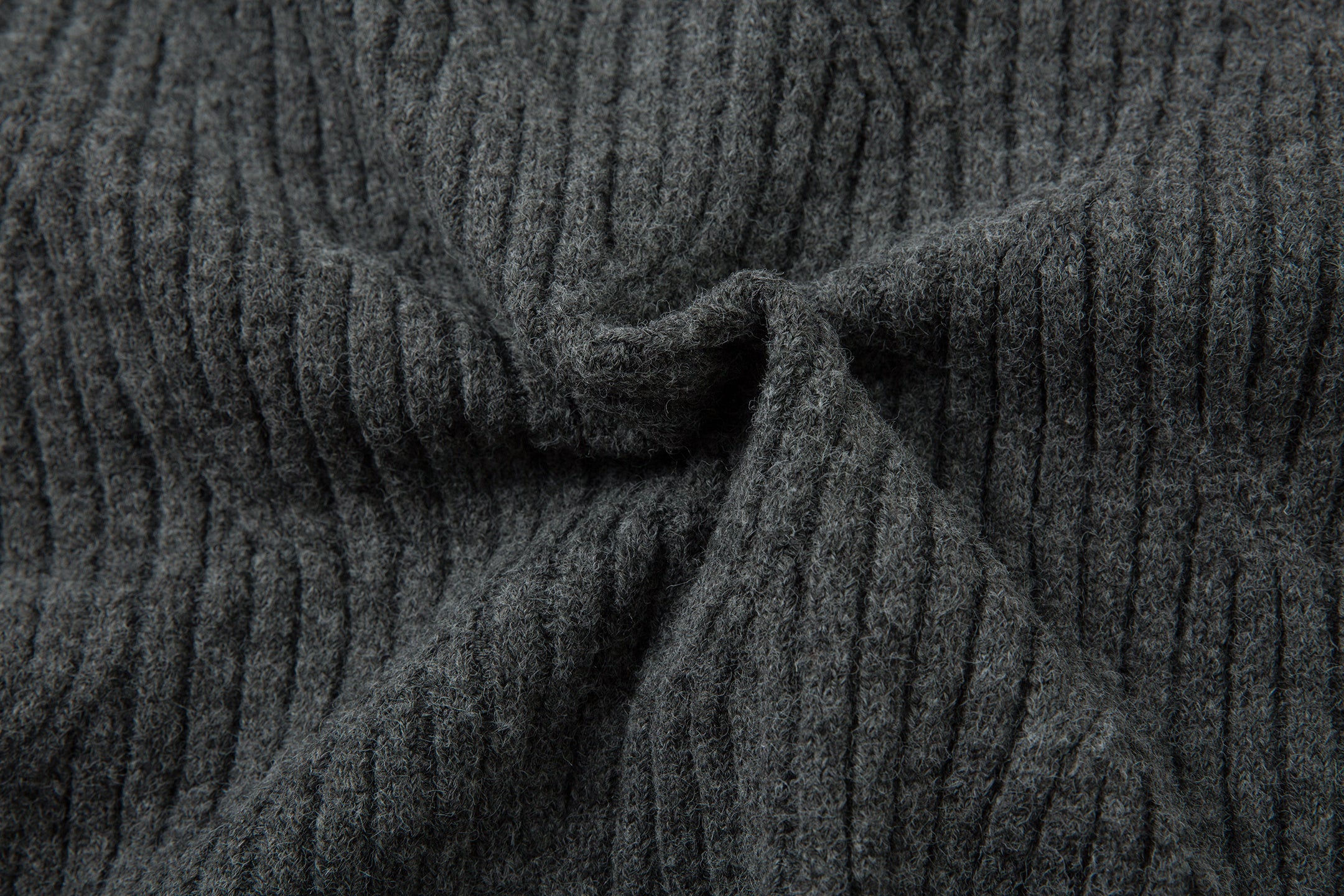 Distressed Ribbed Henley Knit Sweater | Grunge Streetwear