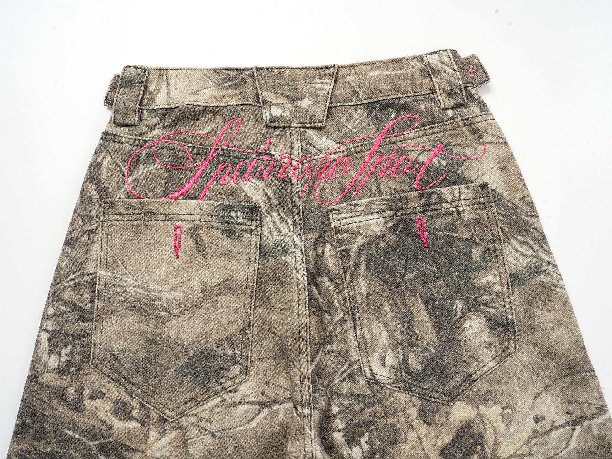 Omirad Forest Camo Wide-Leg Pants | Streetwear Baggy Fit