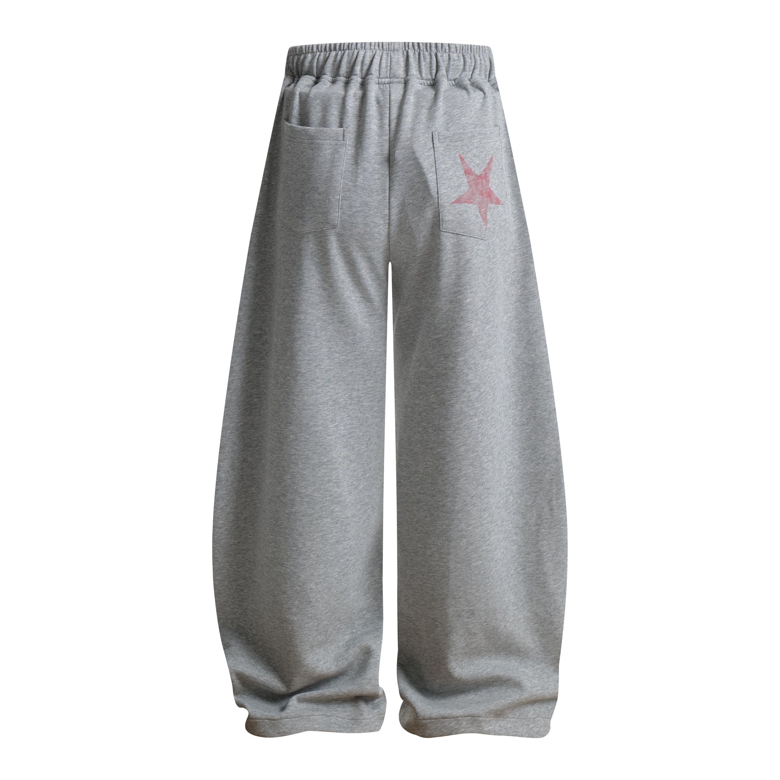 Fairfocus Star Print Wide-Leg Sweatpants | Vintage Streetwear
