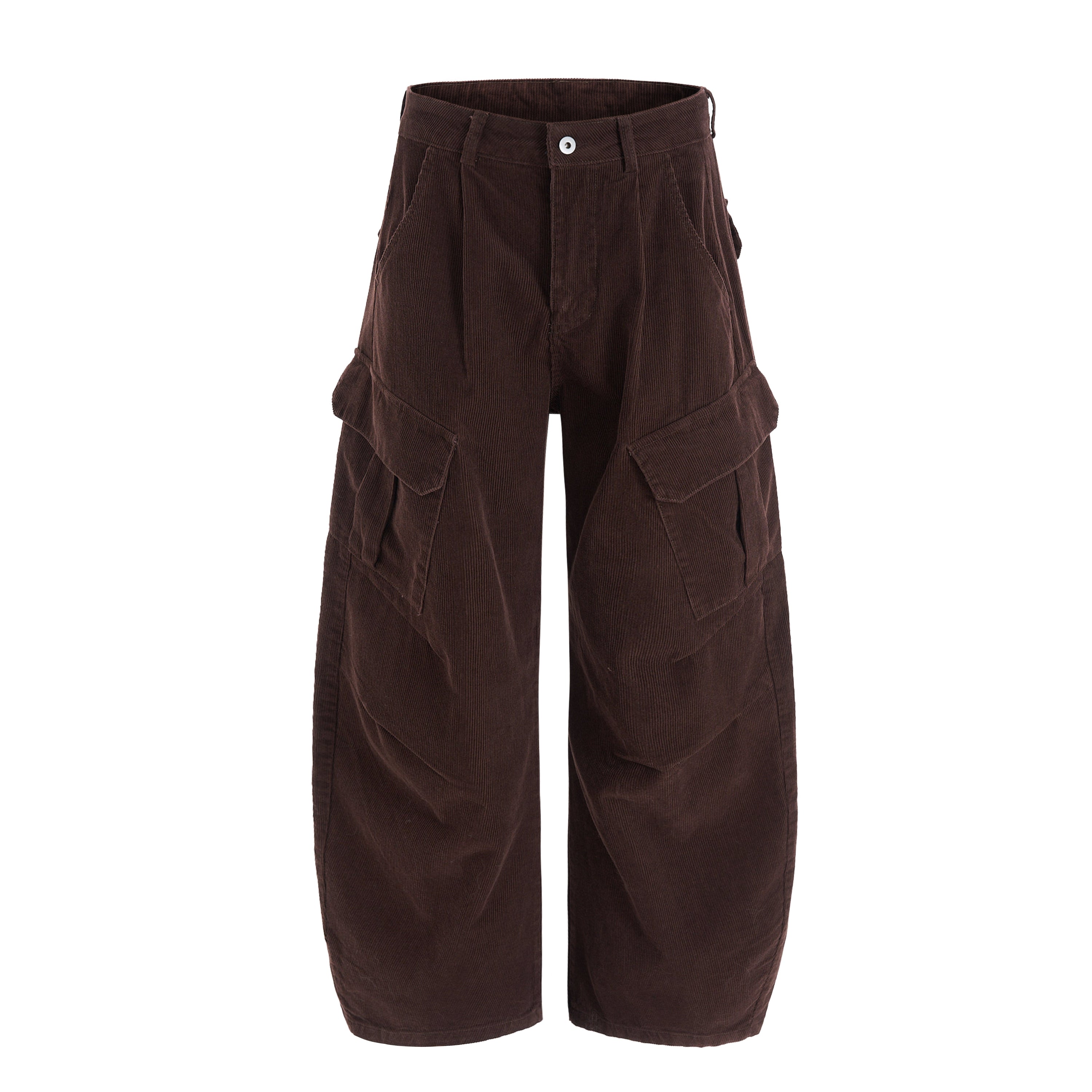 Omirad Corduroy Cargo Wide-Leg Pants | Streetwear Trousers