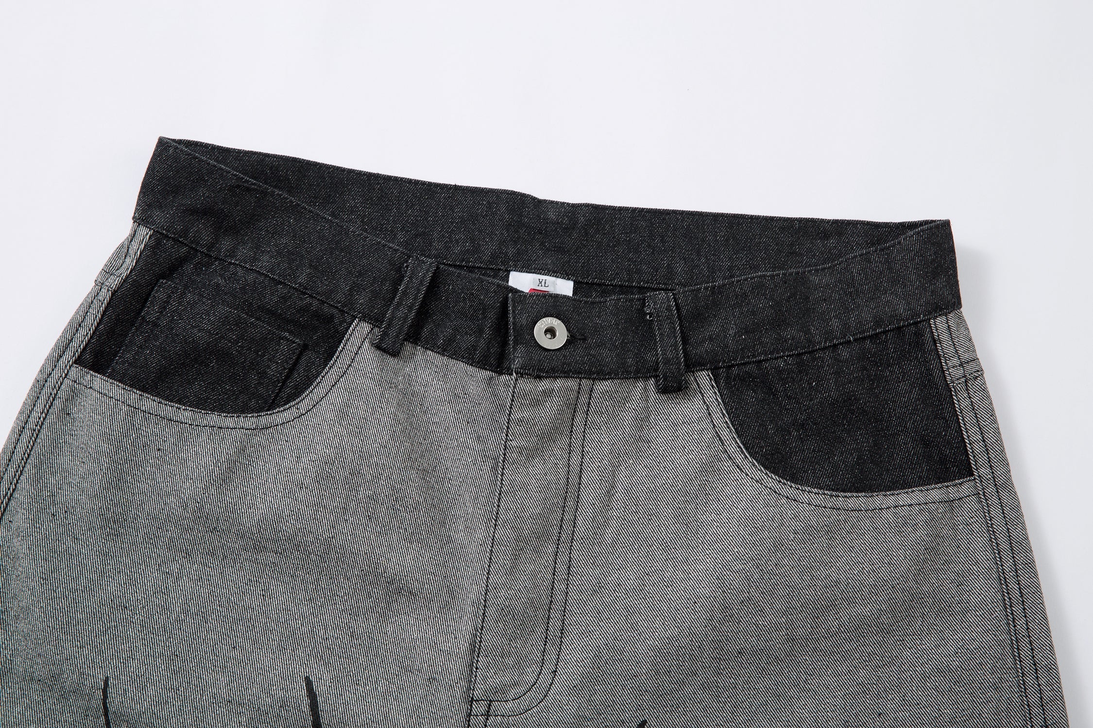 Tribal Graphic Wide-Leg Jeans | Oversized Streetwear Pants