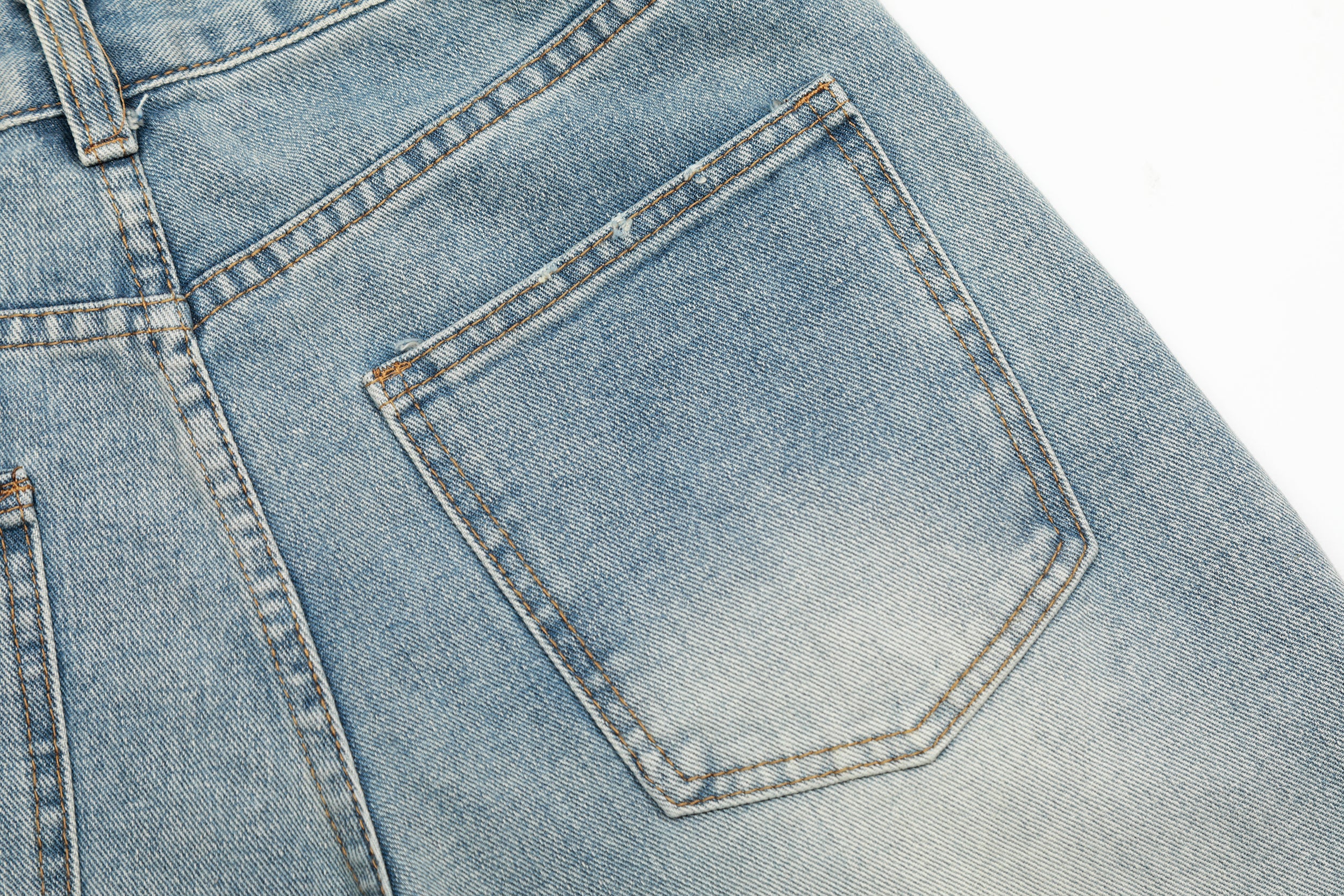 Omirad Vintage Wash Wide-Leg Denim Pants | Oversized Fit