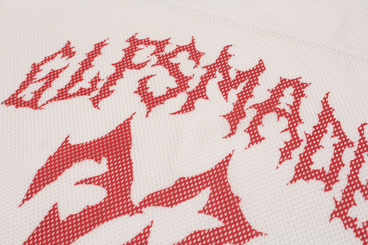 Flame Sigil Oversized Mesh Jersey | Street Athletic Tee