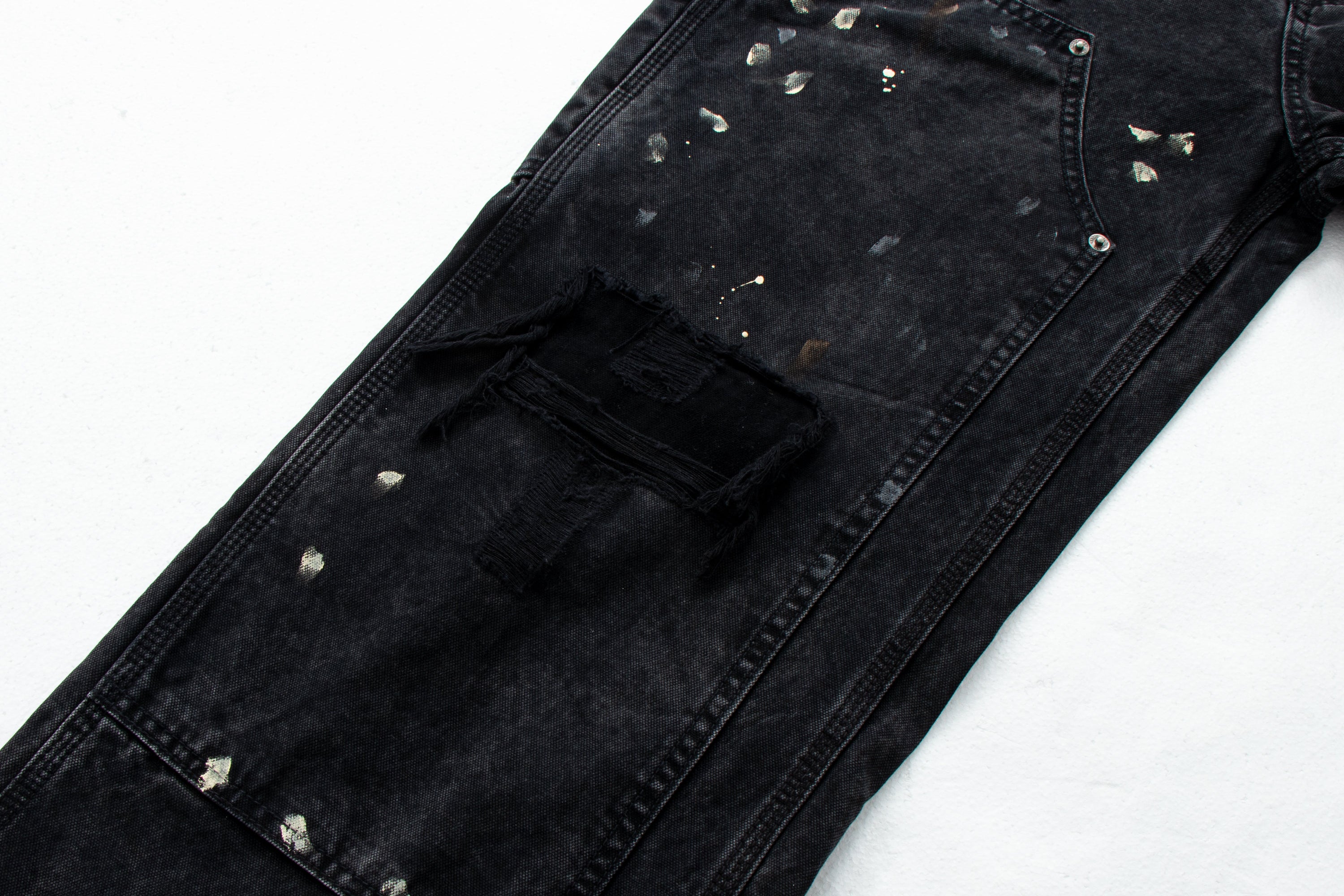 Omirad Distressed Painter Workwear Denim Pants | 100% Cotton