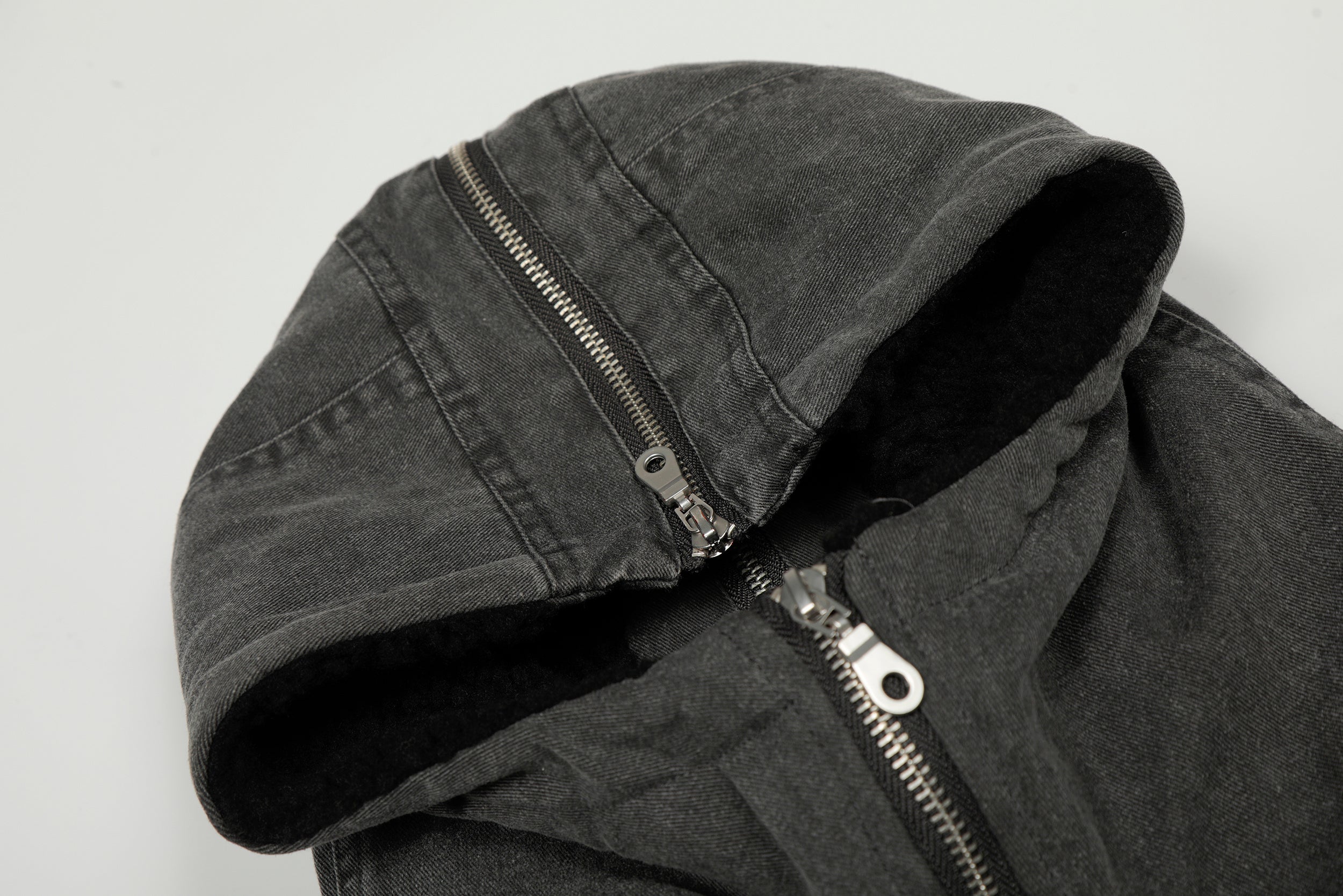 Washed Utility Hooded Jacket | Vintage Military Style