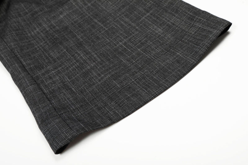 Omirad Textured Pleated Wide-Leg Trousers | Tailored Fit