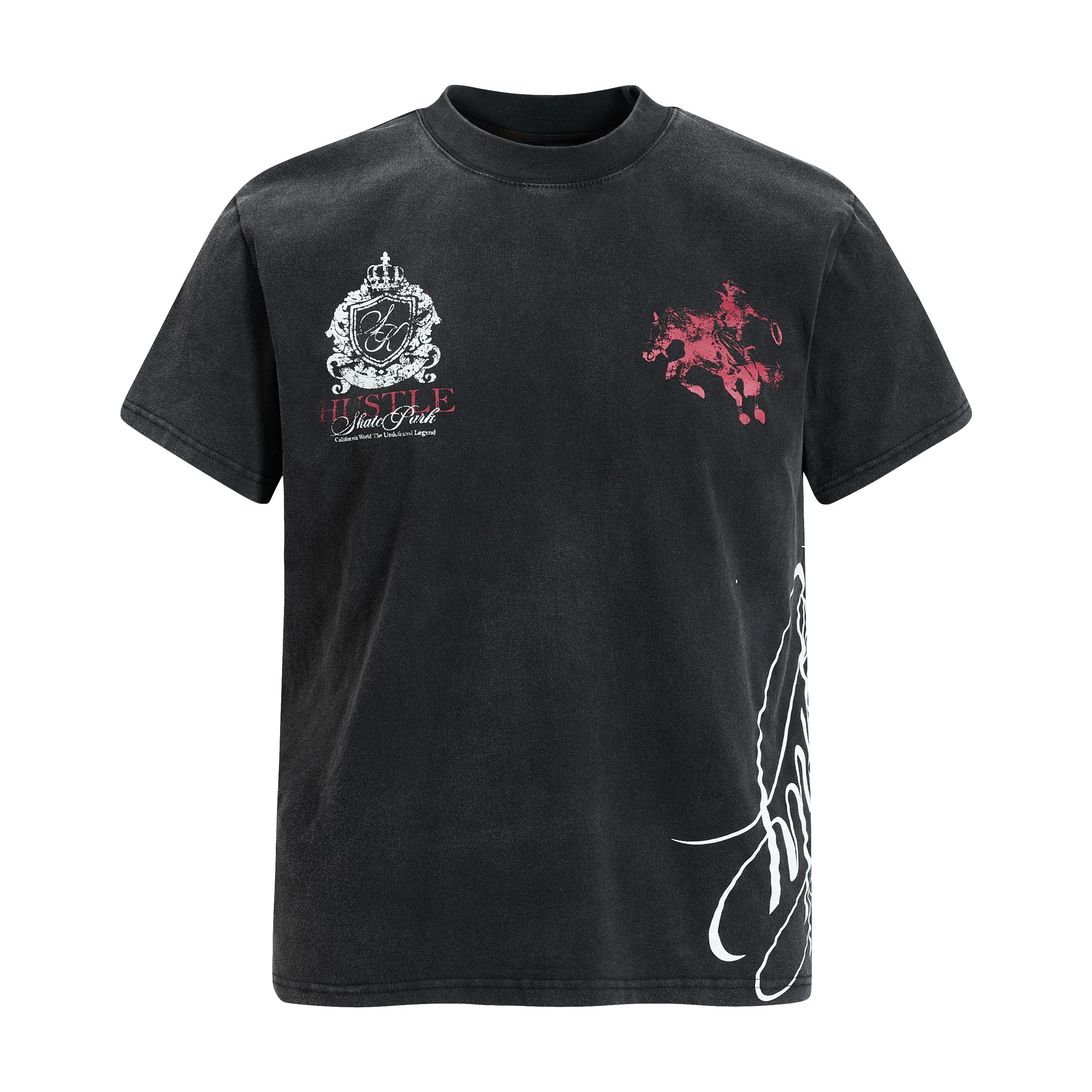 Omirad Heritage Crest Washed Tee | Vintage Streetwear T-Shirt