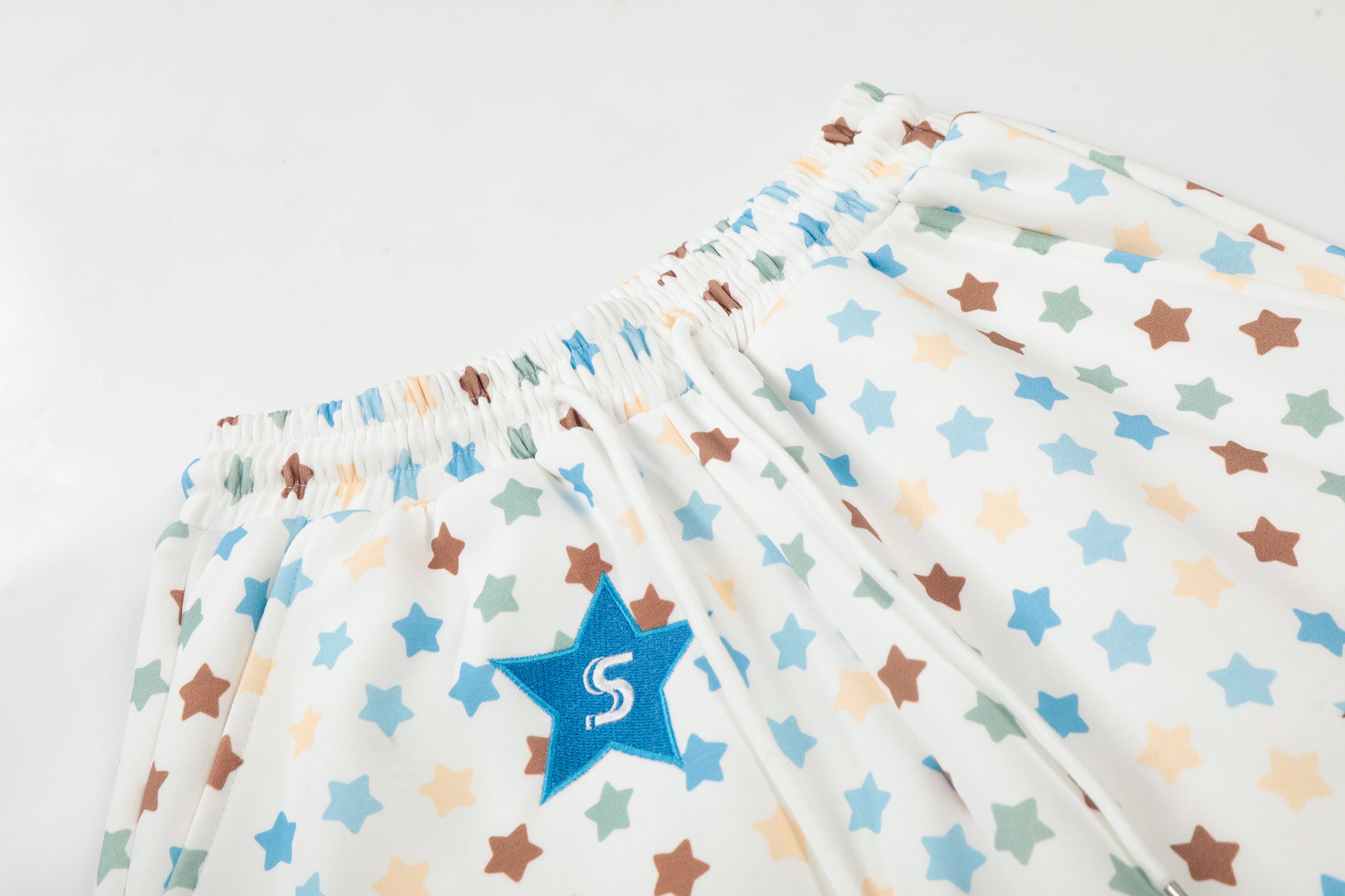 Omirad Multi-Star Wide-Leg Pants | Colorful Star Print Streetwear